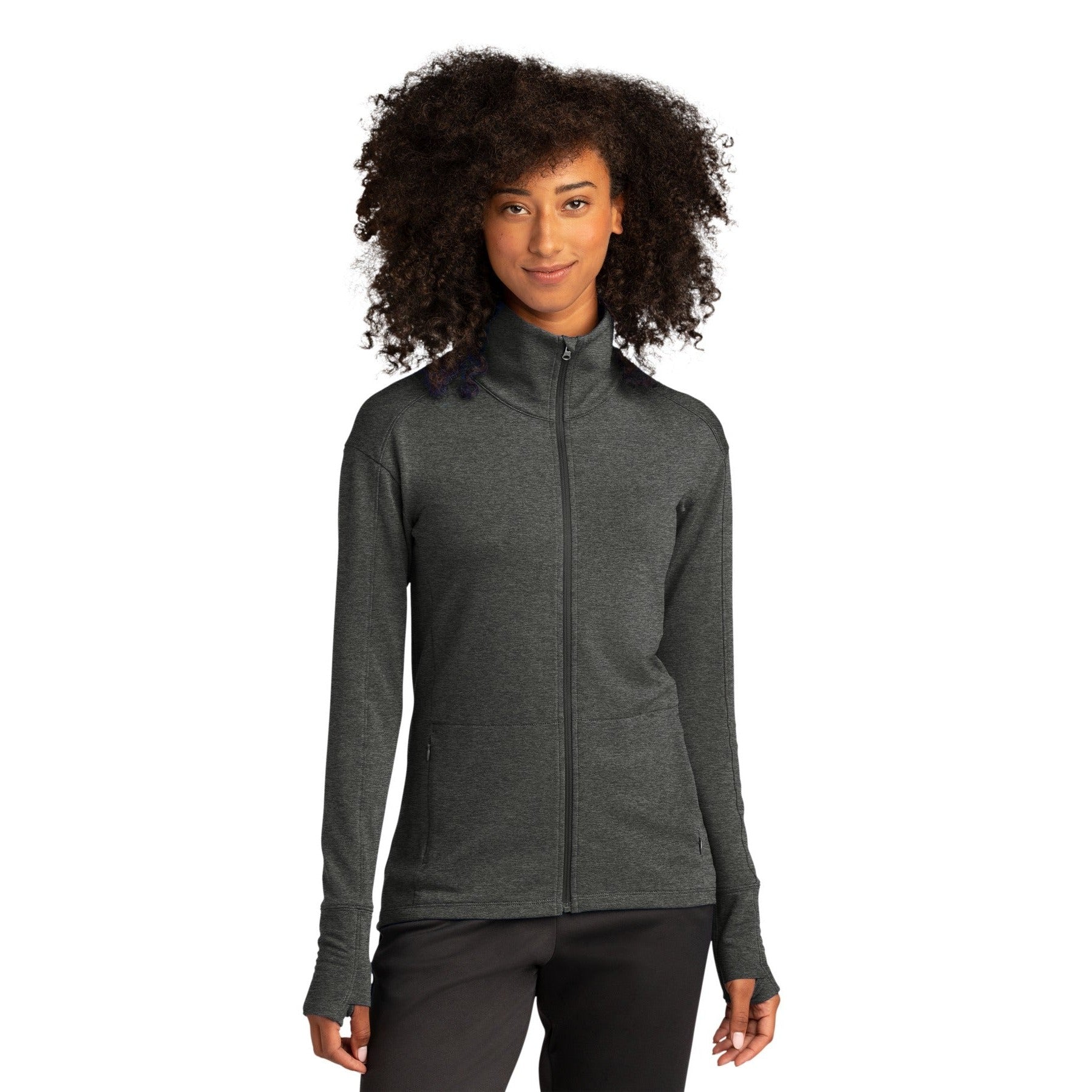 Sport-Tek-Sport-Tek® Women's Sport-Wick® Flex Fleece Full-Zip. LST560-MedTech-2
