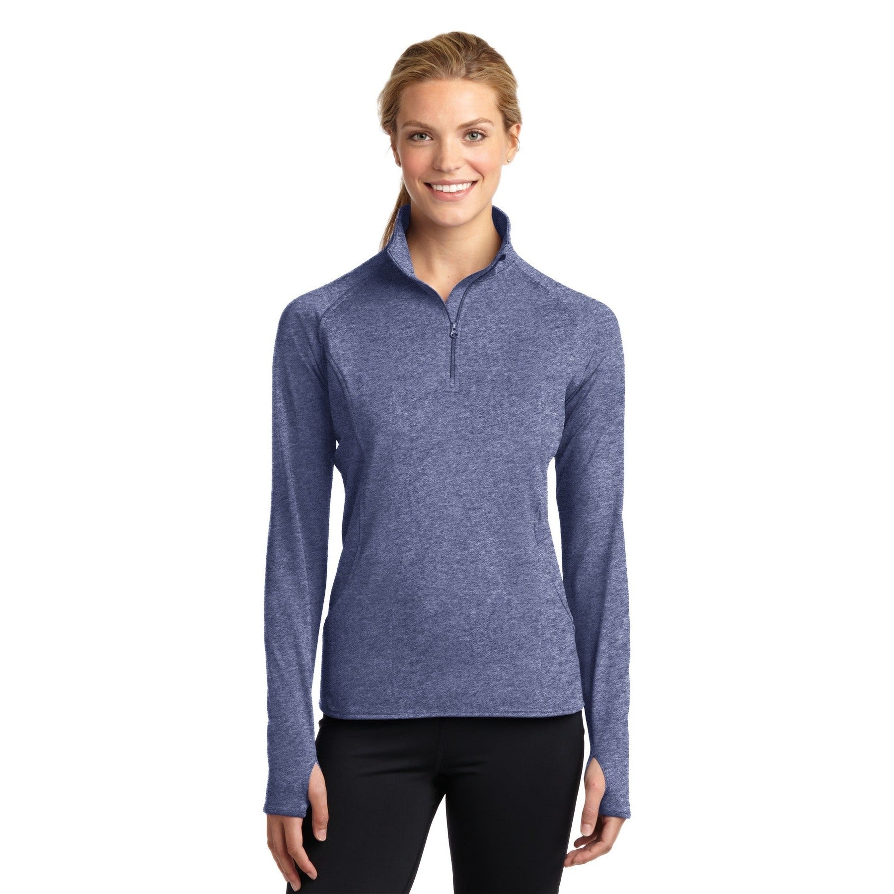 Sport-Tek-Sport-Tek® Women's Sport-Wick® Stretch 1/4-Zip Pullover. LST850-MedTech-13