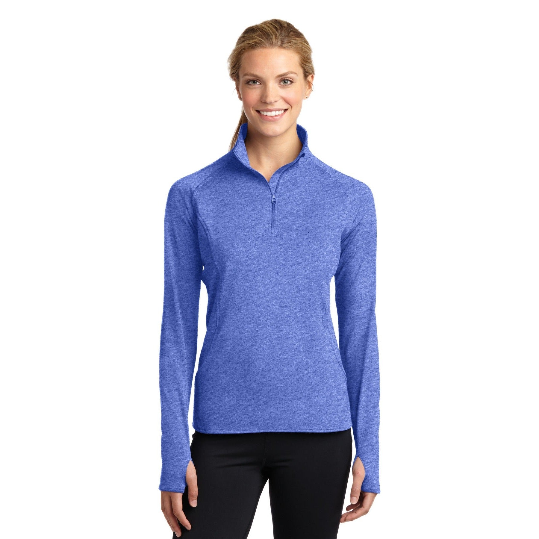 Sport-Tek-Sport-Tek® Women's Sport-Wick® Stretch 1/4-Zip Pullover. LST850-MedTech-16