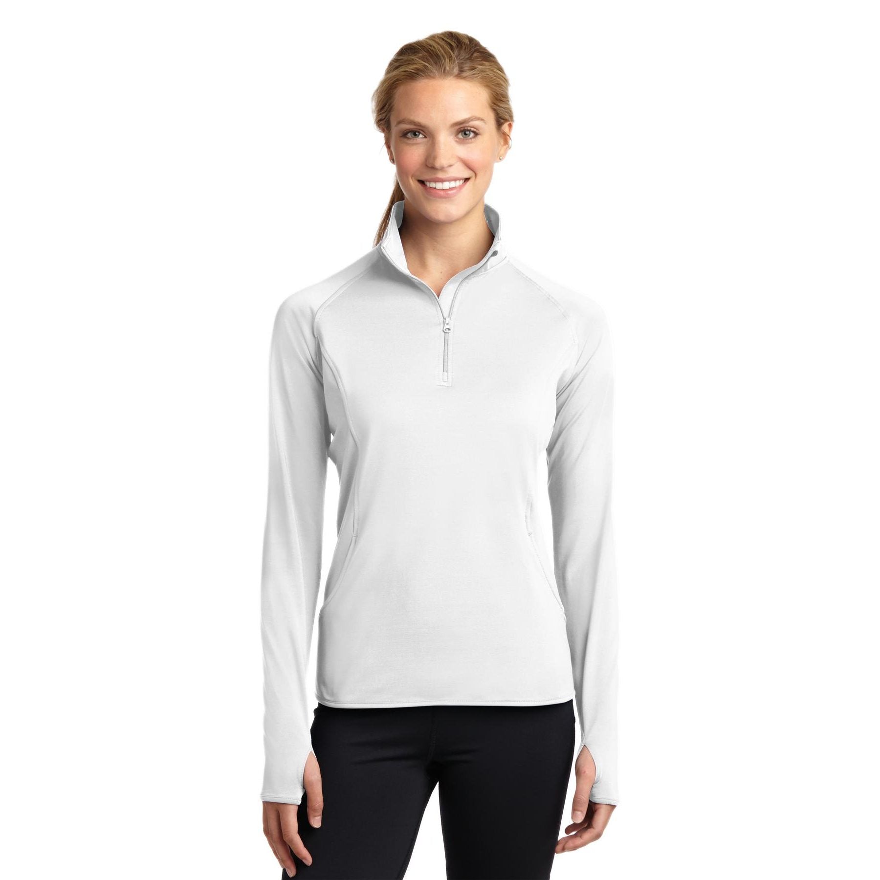 Sport-Tek-Sport-Tek® Women's Sport-Wick® Stretch 1/4-Zip Pullover. LST850-MedTech-17