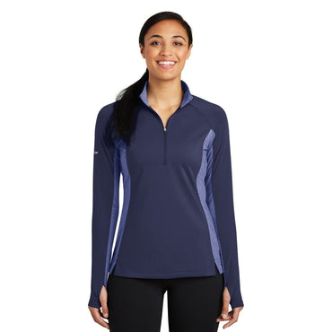 Sport-Tek-Sport-Tek® Women's Sport-Wick® Stretch Contrast 1/4-Zip Pullover. LST854-MedTech-2