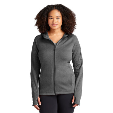 Sport-Tek-Sport-Tek® Women's Tech Fleece Full-Zip Hooded Jacket. L248-MedTech-2