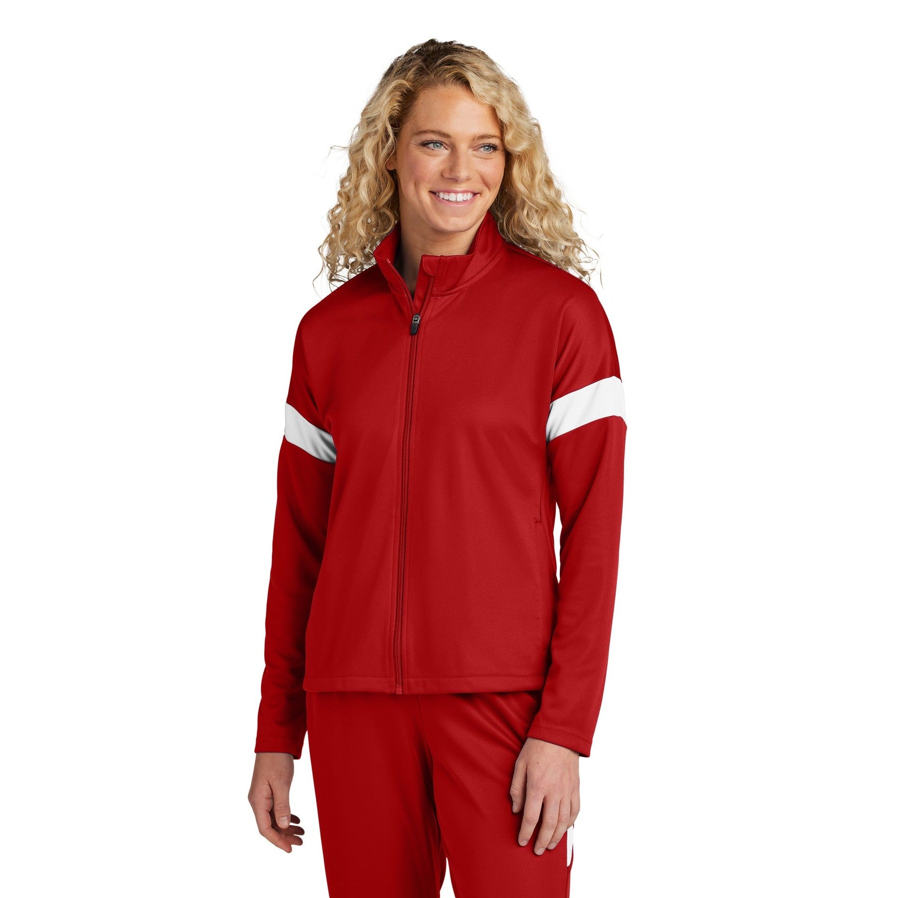Sport-Tek-Sport-Tek® Women's Travel Full-Zip Jacket LST800-MedTech-3