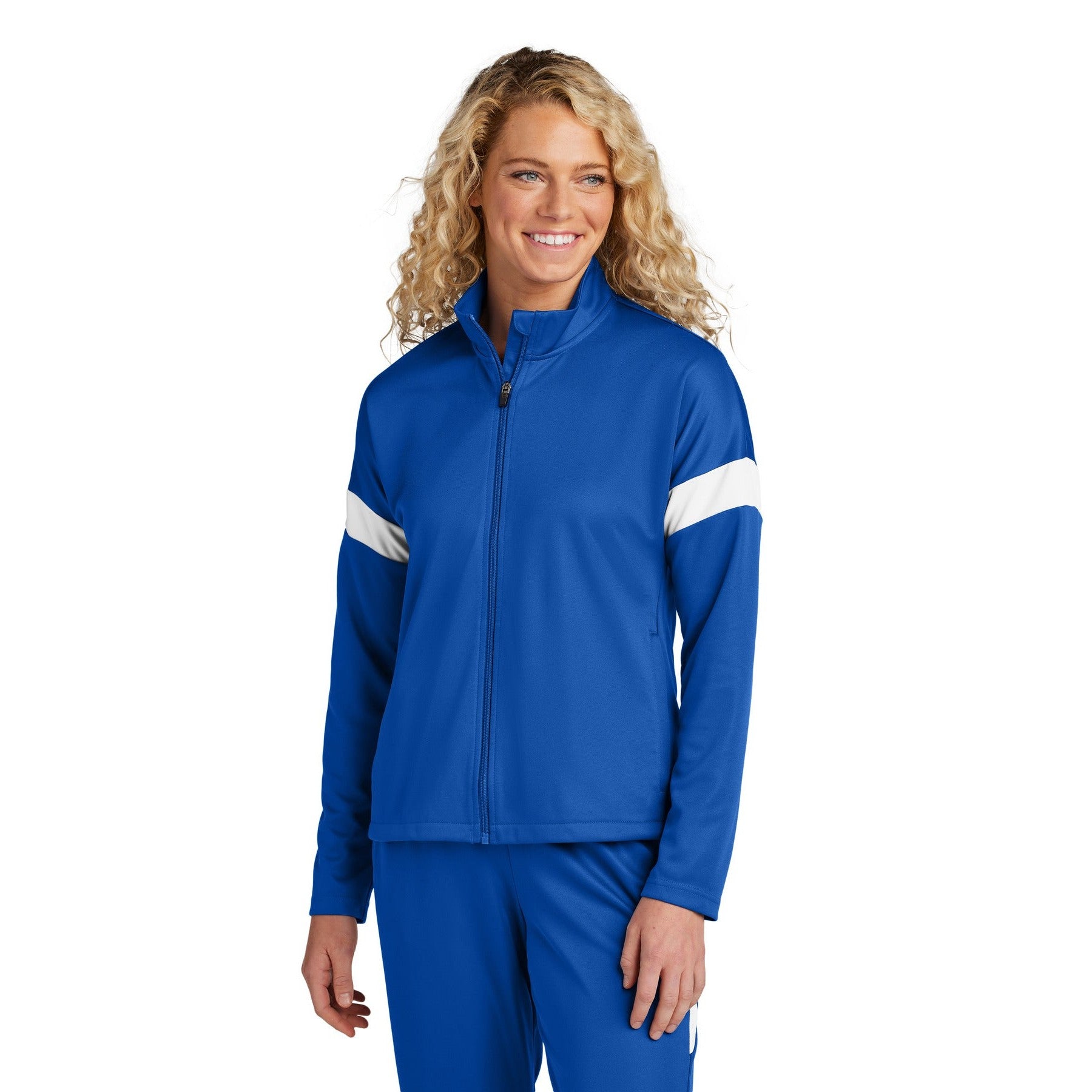 Sport-Tek-Sport-Tek® Women's Travel Full-Zip Jacket LST800-MedTech-6