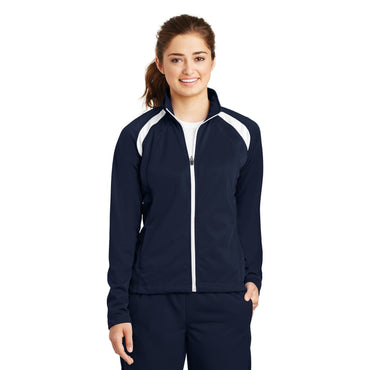 Sport-Tek-Sport-Tek® Women's Tricot Track Jacket. LST90-MedTech-2