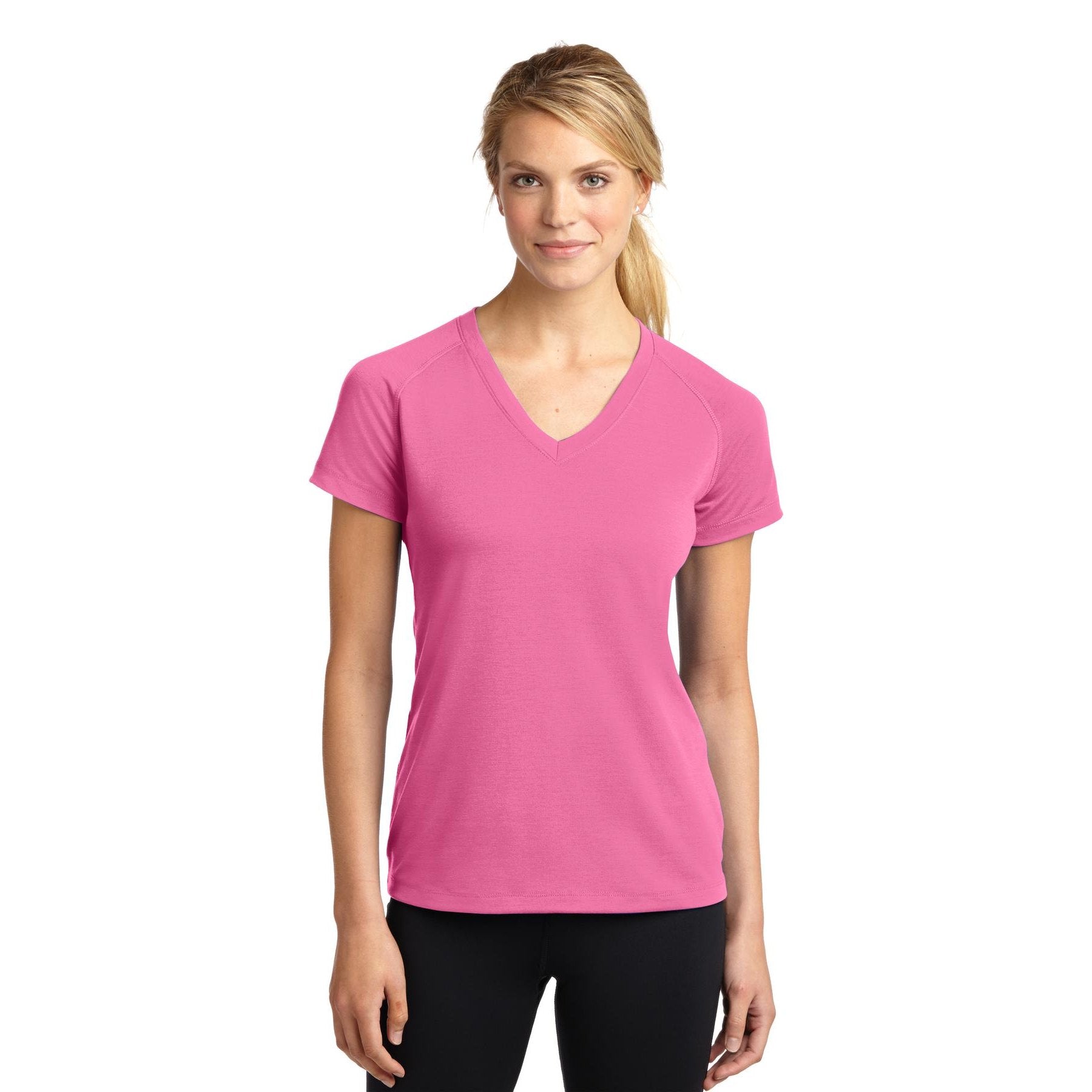 Sport-Tek-Sport-Tek® Women's Ultimate Performance V-Neck. LST700-MedTech-2