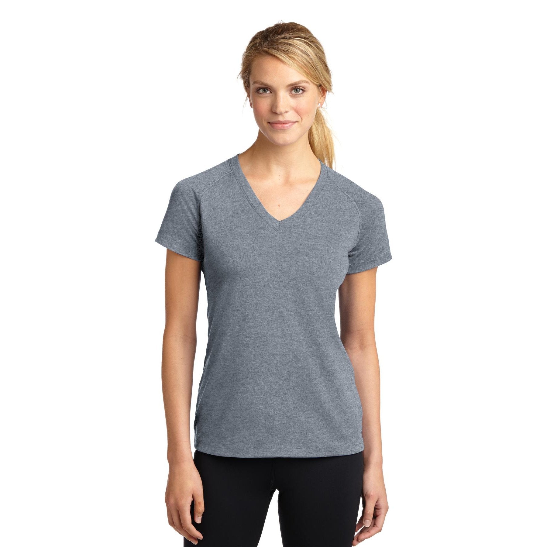 Sport-Tek-Sport-Tek® Women's Ultimate Performance V-Neck. LST700-MedTech-3
