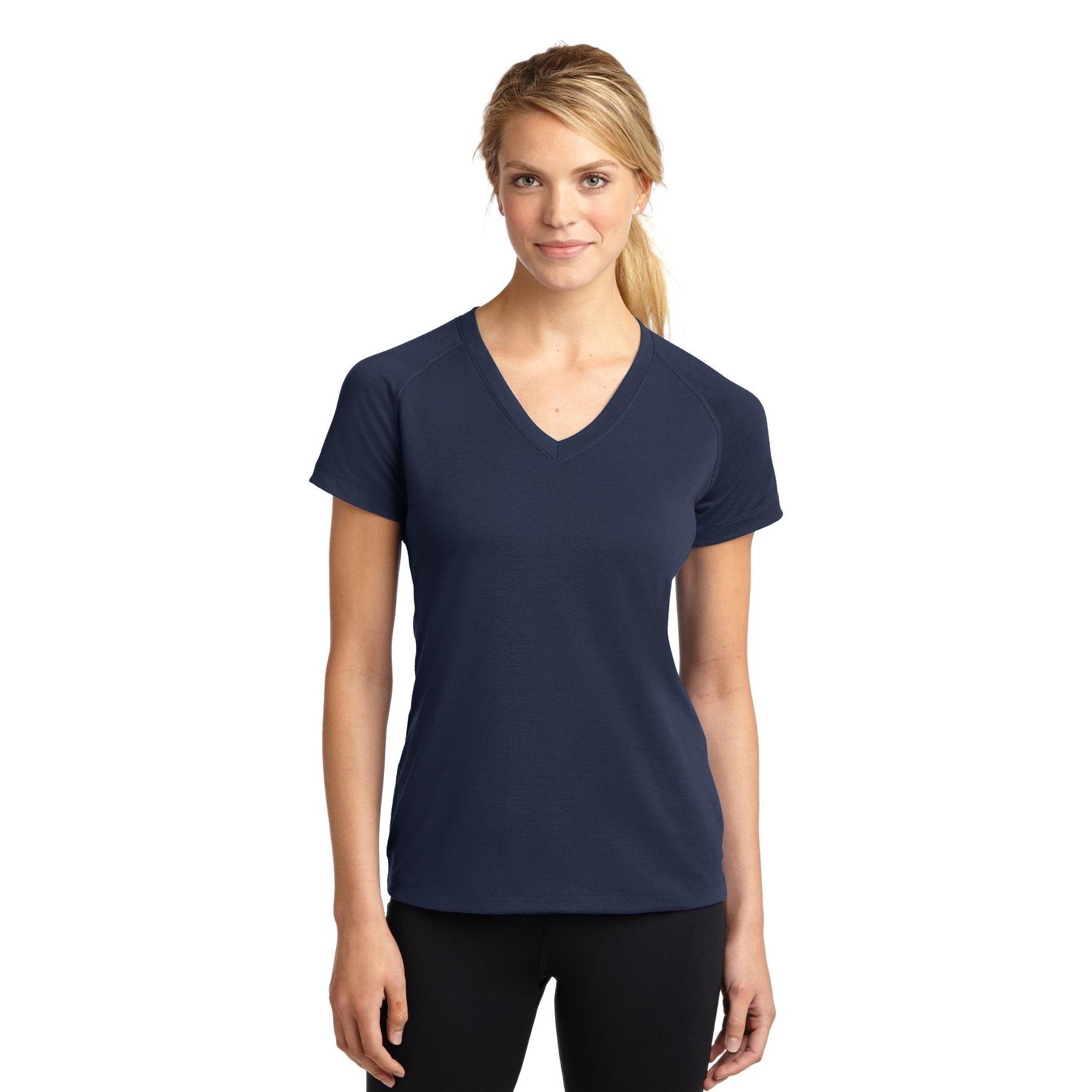 Sport-Tek-Sport-Tek® Women's Ultimate Performance V-Neck. LST700-MedTech-4
