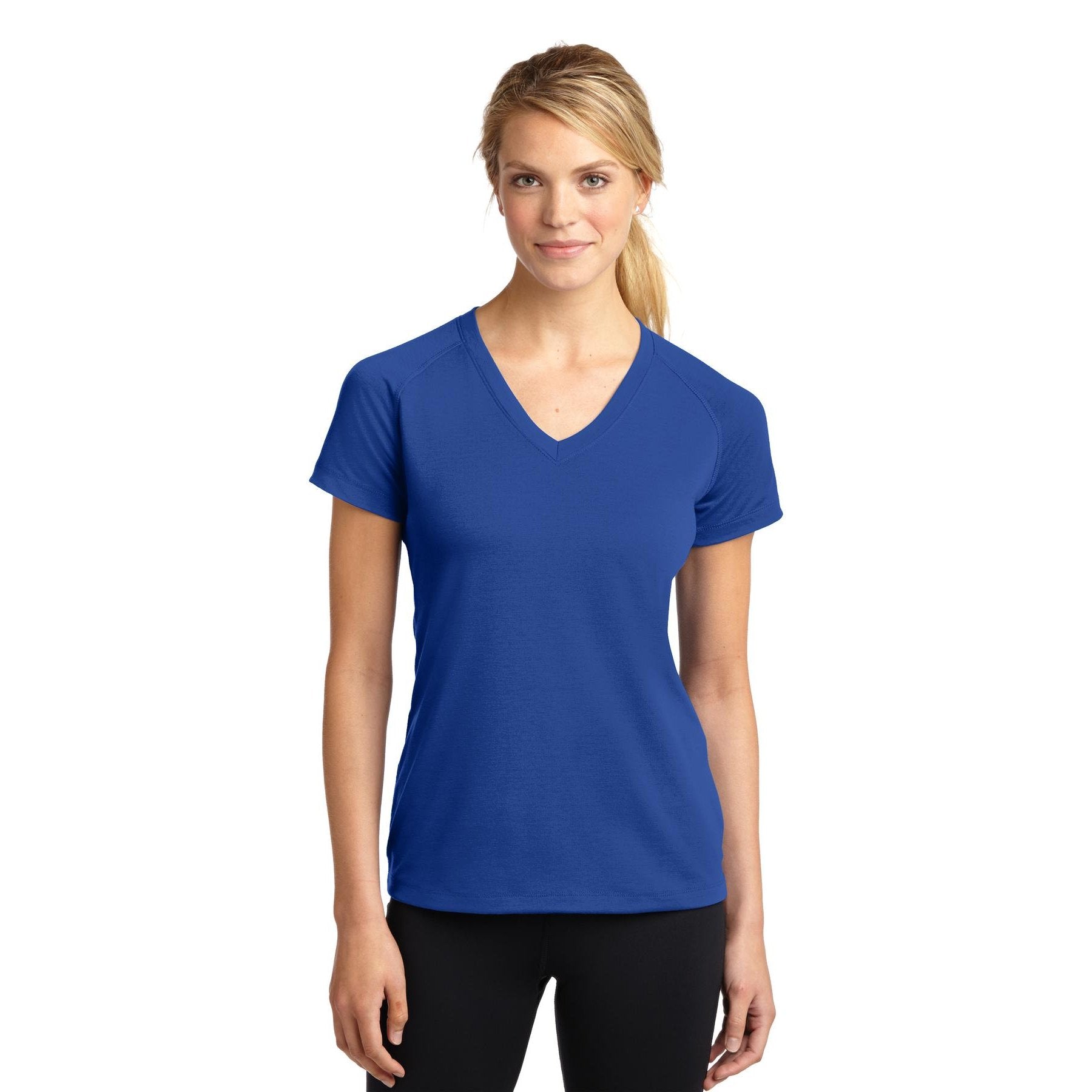 Sport-Tek-Sport-Tek® Women's Ultimate Performance V-Neck. LST700-MedTech-6