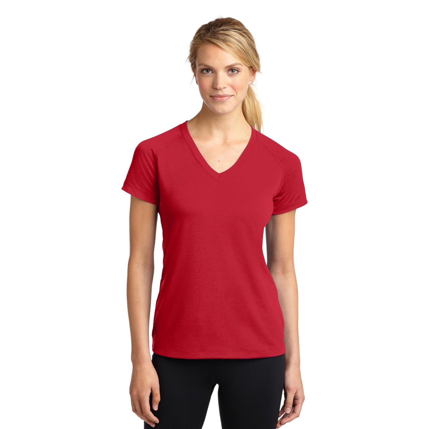 Sport-Tek-Sport-Tek® Women's Ultimate Performance V-Neck. LST700-MedTech-5