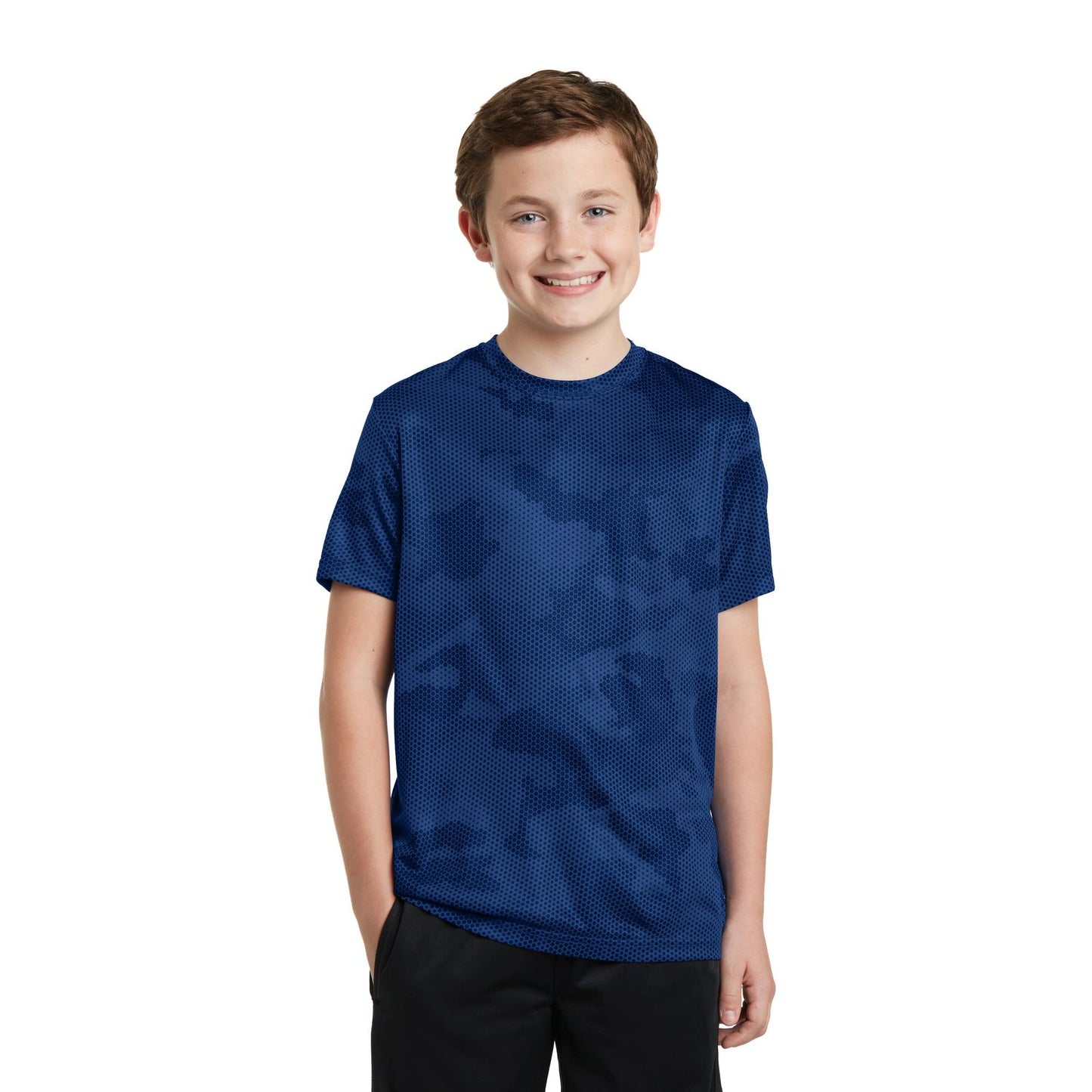 Sport-Tek-Sport-Tek® Youth CamoHex Tee. YST370-MedTech-11