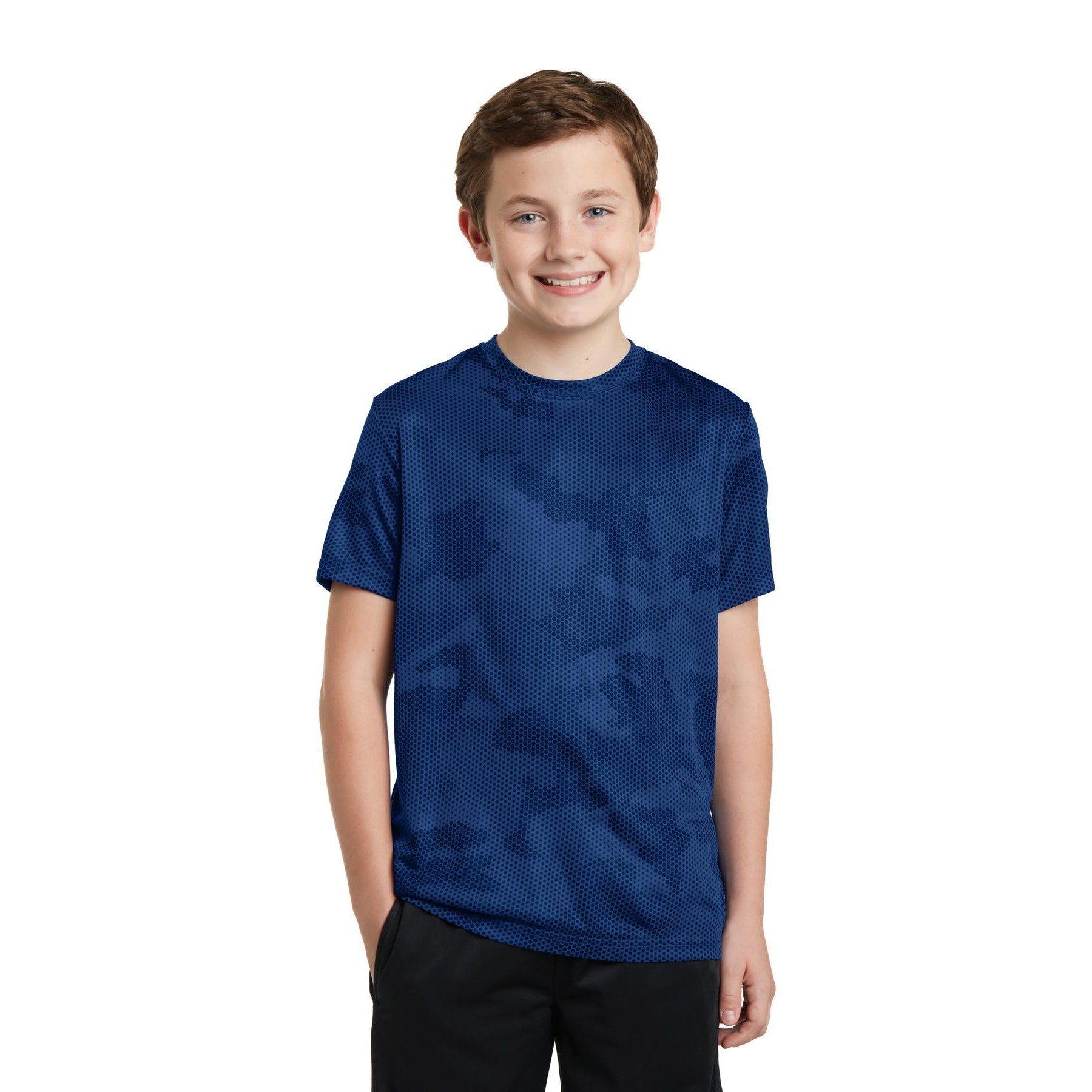 Sport-Tek-Sport-Tek® Youth CamoHex Tee. YST370-MedTech-11