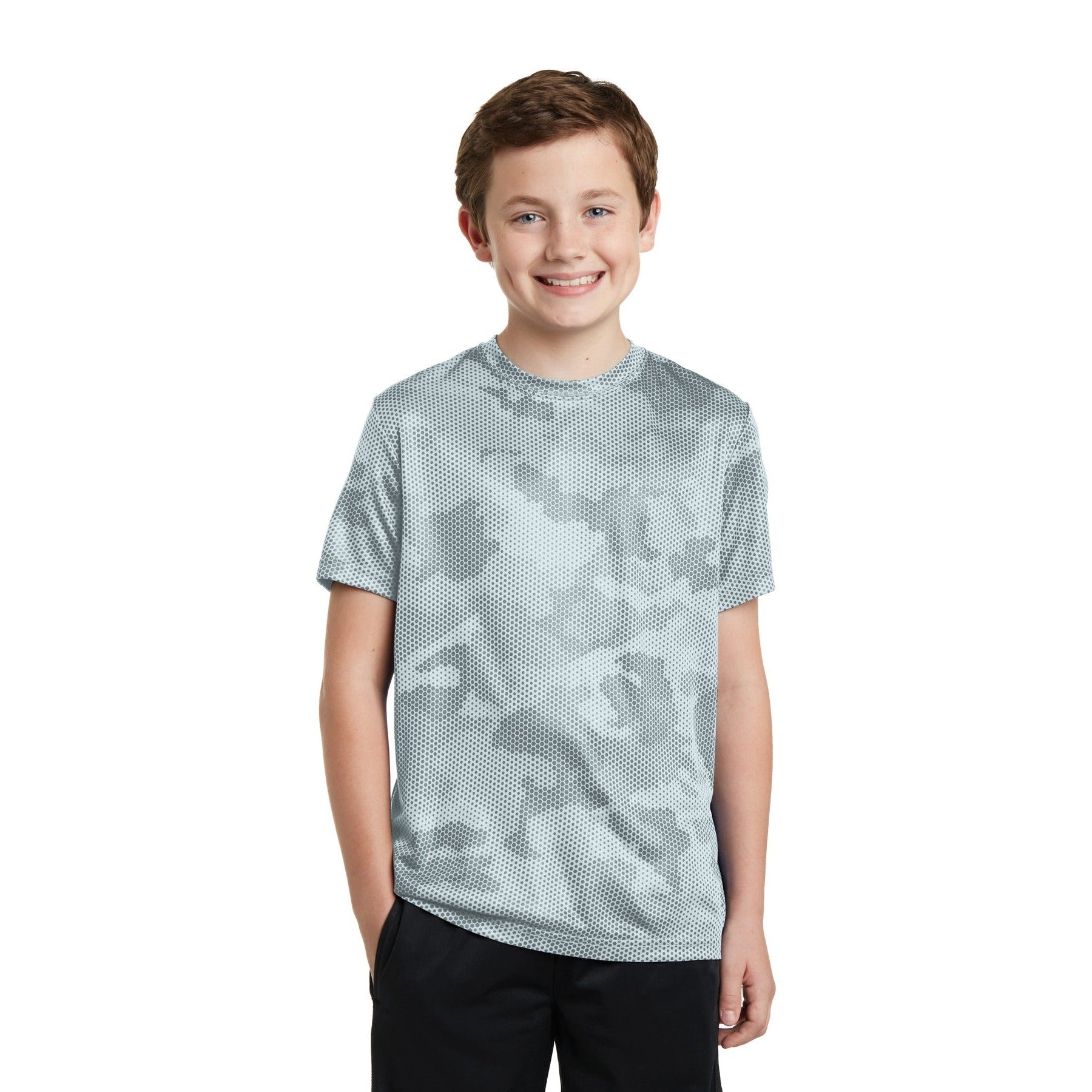 Sport-Tek-Sport-Tek® Youth CamoHex Tee. YST370-MedTech-12