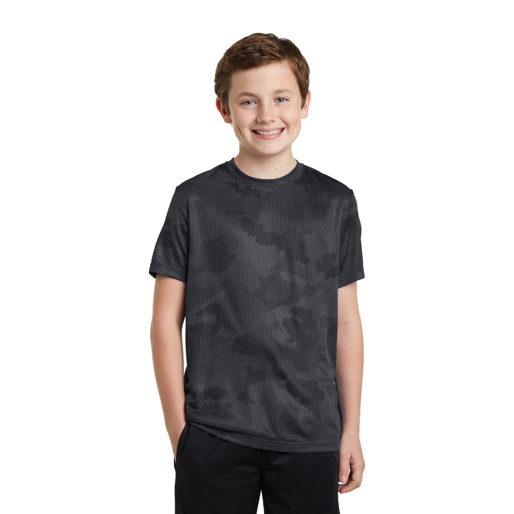 Sport-Tek-Sport-Tek® Youth CamoHex Tee. YST370-MedTech-4