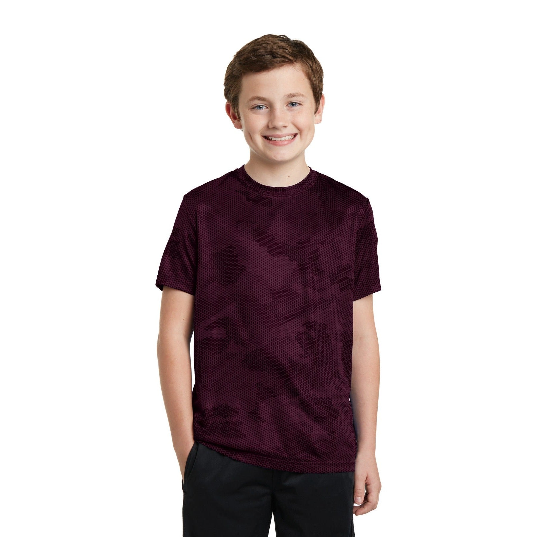 Sport-Tek-Sport-Tek® Youth CamoHex Tee. YST370-MedTech-6