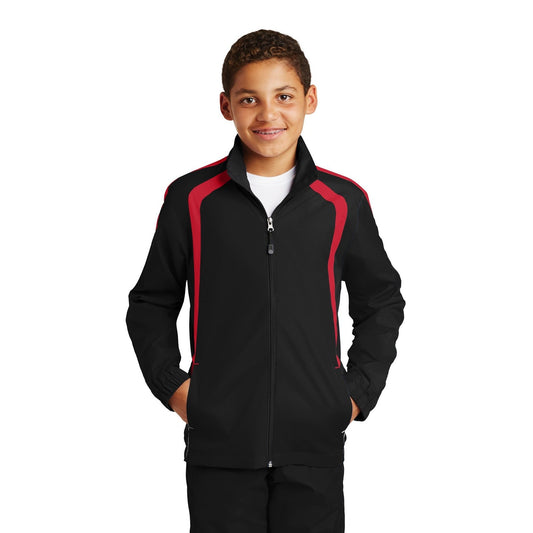 Sport-Tek-Sport-Tek® Youth Colorblock Raglan Jacket. YST60-MedTech-1