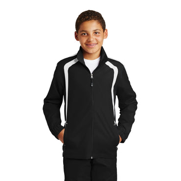 Sport-Tek-Sport-Tek® Youth Colorblock Raglan Jacket. YST60-MedTech-2