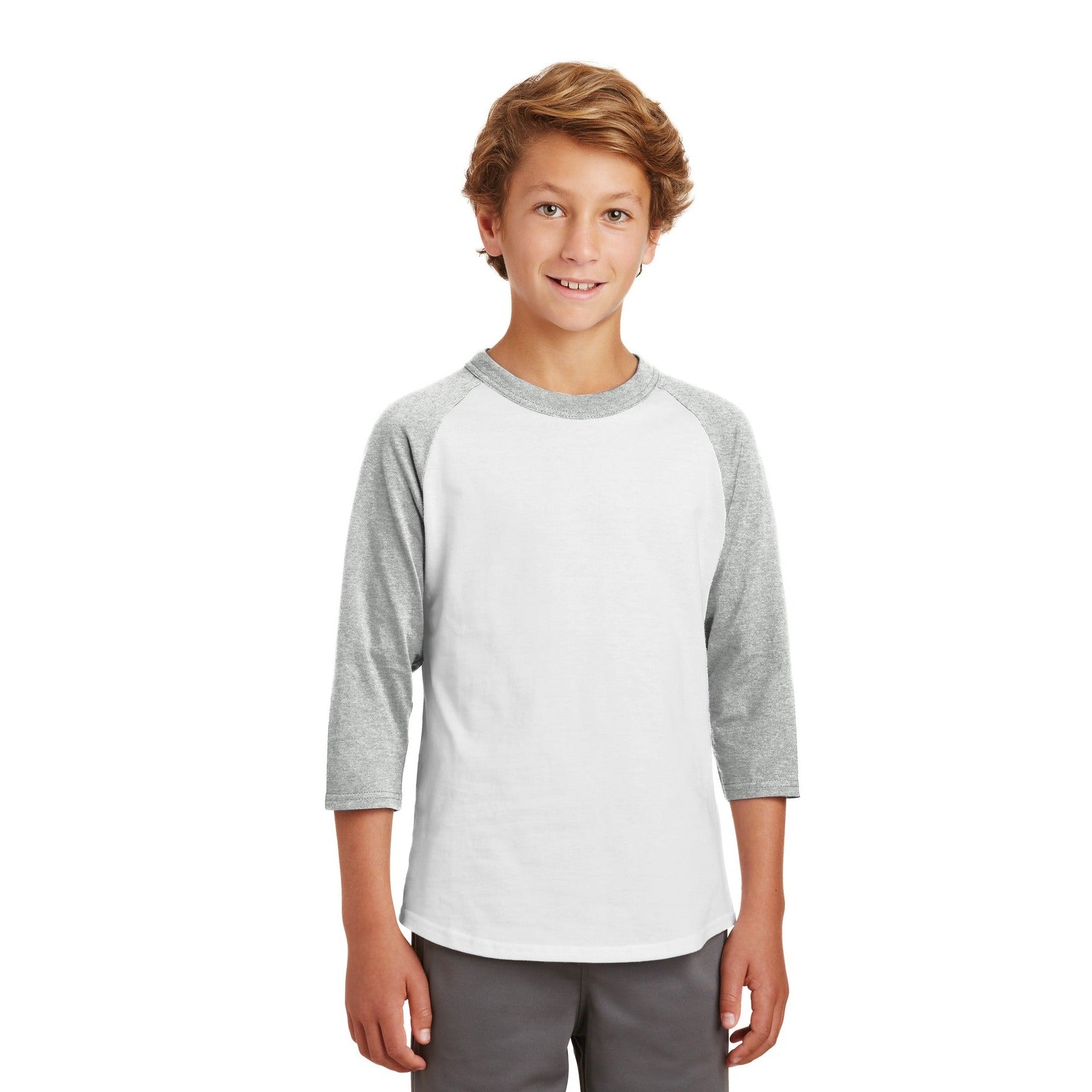 Sport-Tek-Sport-Tek® Youth Colorblock Raglan Jersey. YT200-MedTech-10