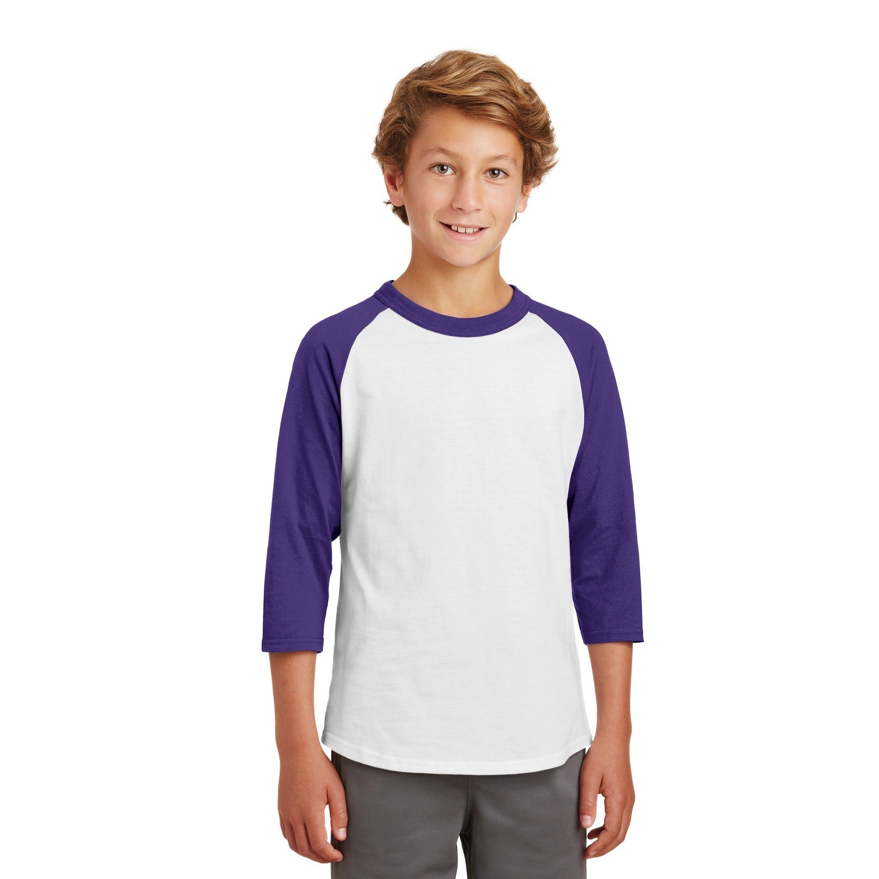 Sport-Tek-Sport-Tek® Youth Colorblock Raglan Jersey. YT200-MedTech-13