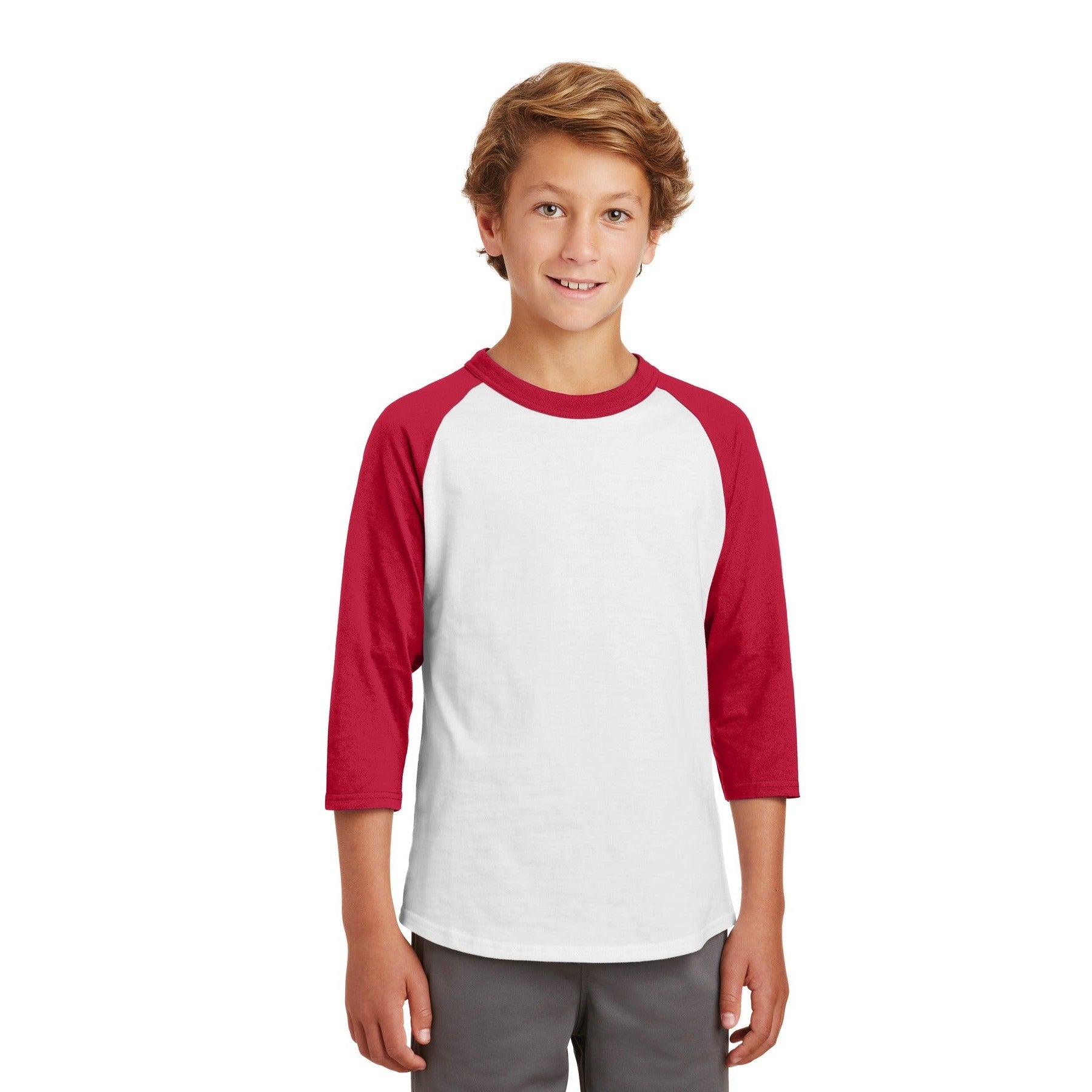 Sport-Tek-Sport-Tek® Youth Colorblock Raglan Jersey. YT200-MedTech-14