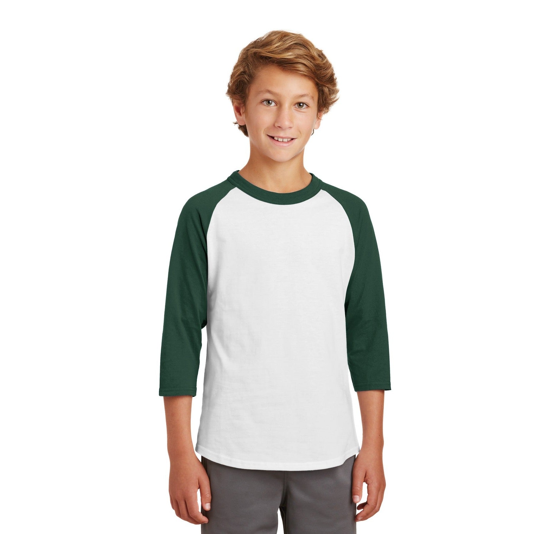 Sport-Tek-Sport-Tek® Youth Colorblock Raglan Jersey. YT200-MedTech-8