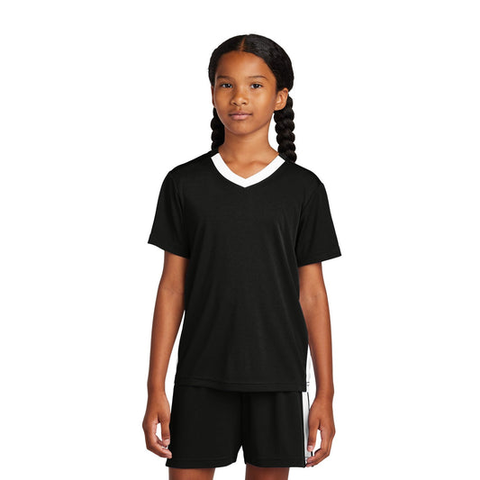 Sport-Tek-Sport-Tek® Youth Competitor™ United V-Neck YST101-MedTech-1