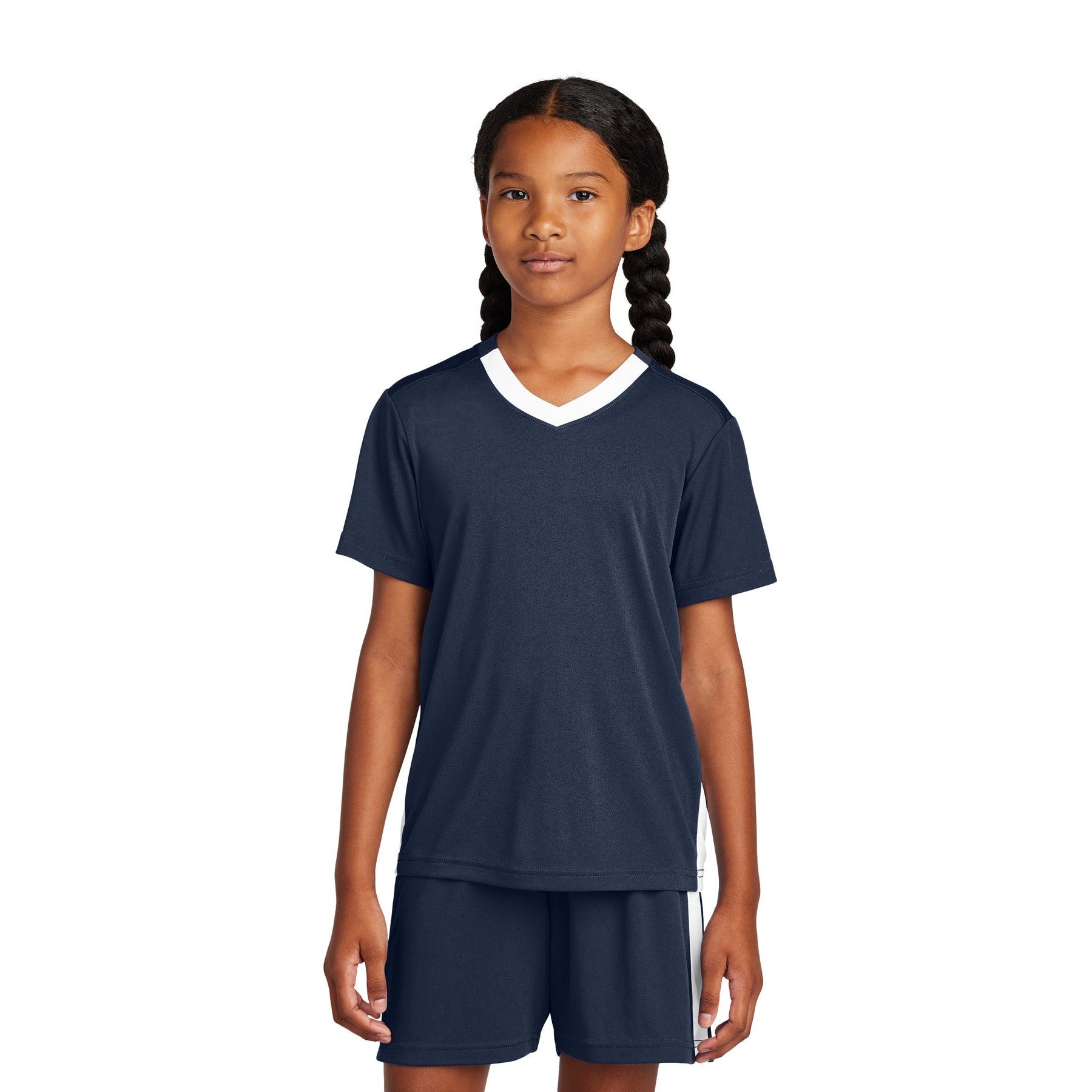 Sport-Tek-Sport-Tek® Youth Competitor™ United V-Neck YST101-MedTech-10