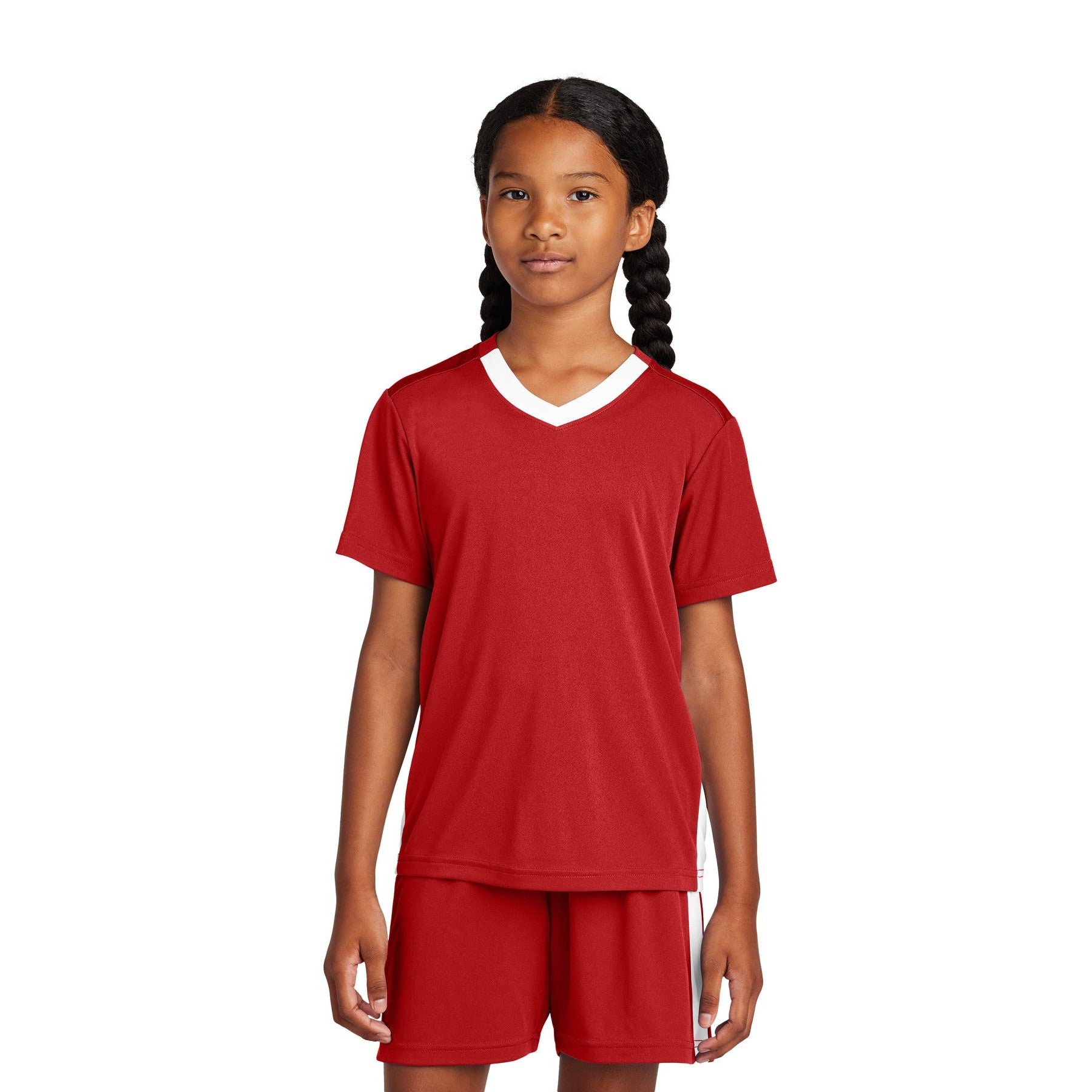 Sport-Tek-Sport-Tek® Youth Competitor™ United V-Neck YST101-MedTech-4