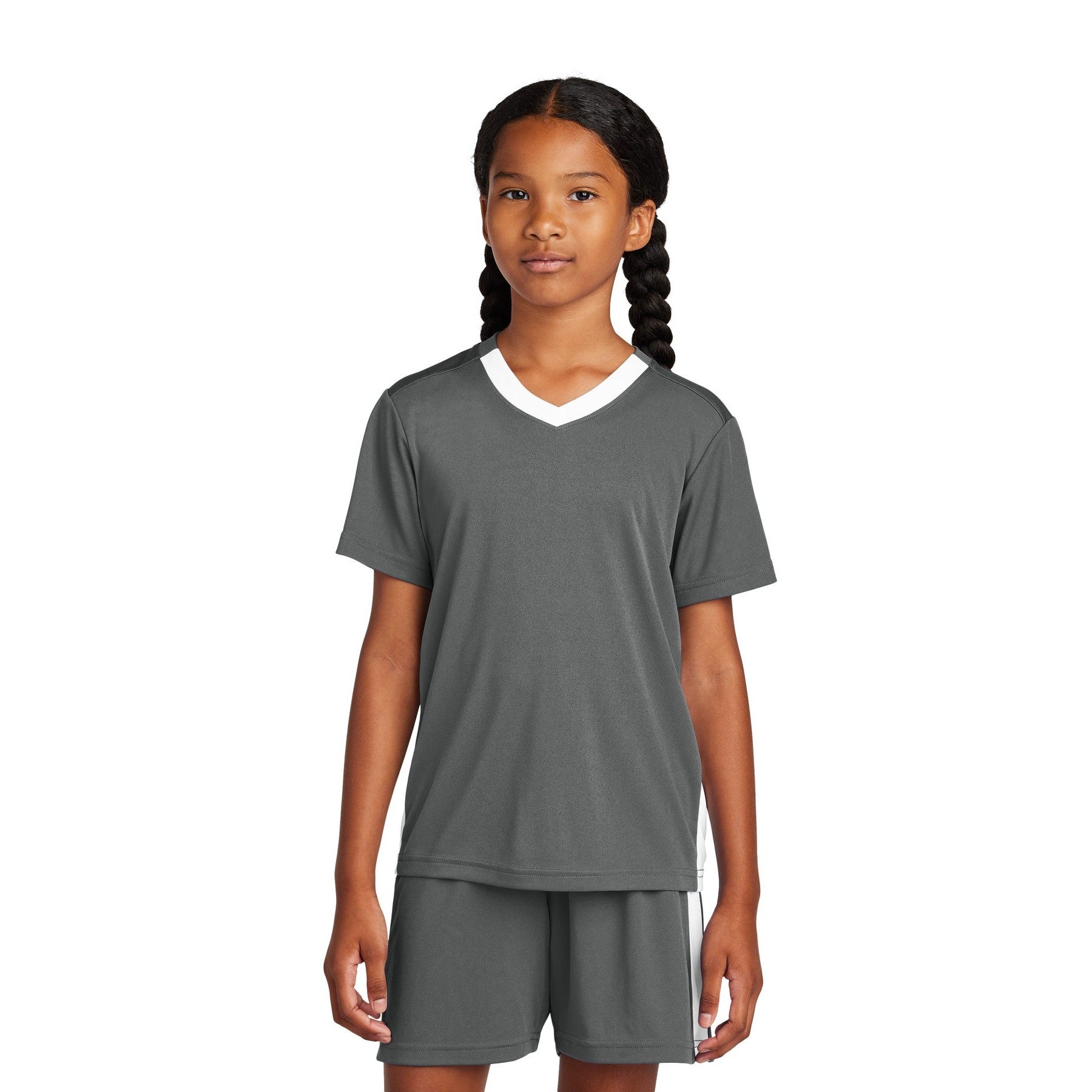 Sport-Tek-Sport-Tek® Youth Competitor™ United V-Neck YST101-MedTech-6