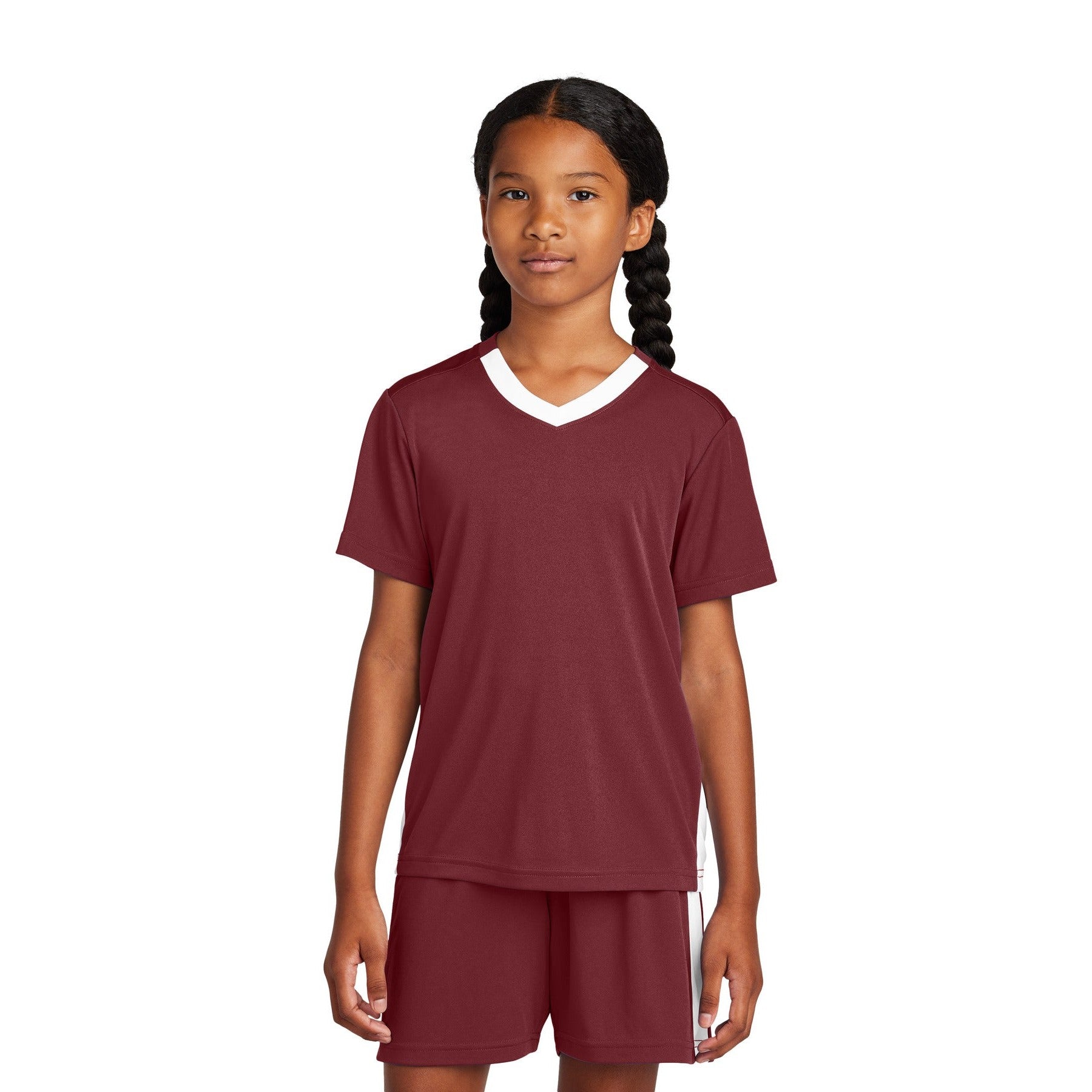 Sport-Tek-Sport-Tek® Youth Competitor™ United V-Neck YST101-MedTech-7
