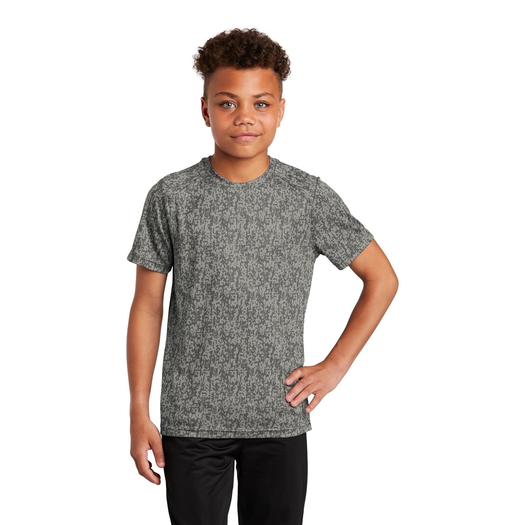 Sport-Tek-Sport-Tek ® Youth Digi Camo Tee. YST460-MedTech-2