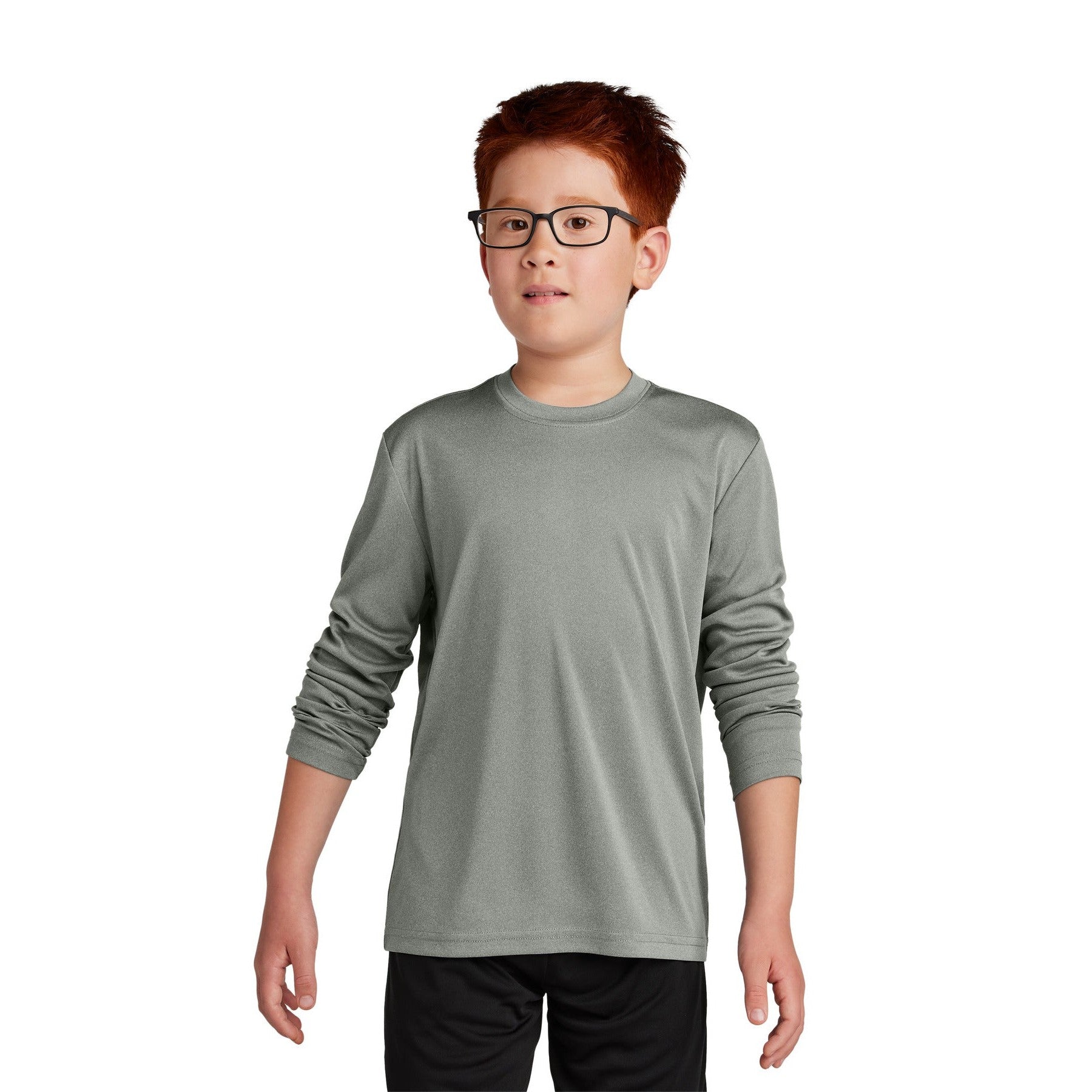 Sport-Tek-Sport-Tek® Youth Long Sleeve PosiCharge® Competitor™ Tee. YST350LS-MedTech-9