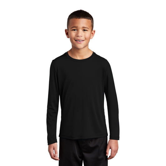 Sport-Tek-Sport-Tek ® Youth Posi-UV® Pro Long Sleeve Tee. YST420LS-MedTech-1