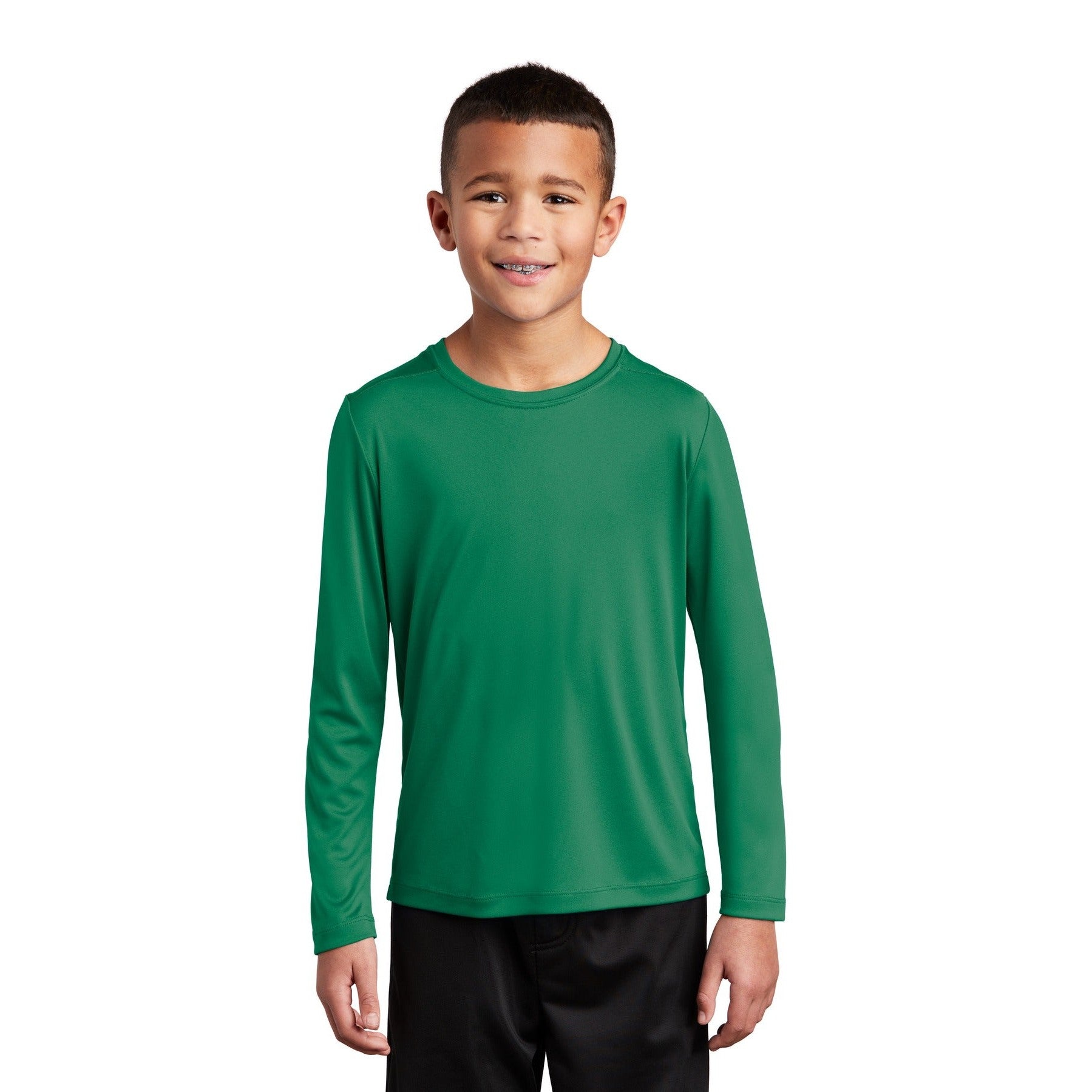 Sport-Tek-Sport-Tek ® Youth Posi-UV® Pro Long Sleeve Tee. YST420LS-MedTech-4