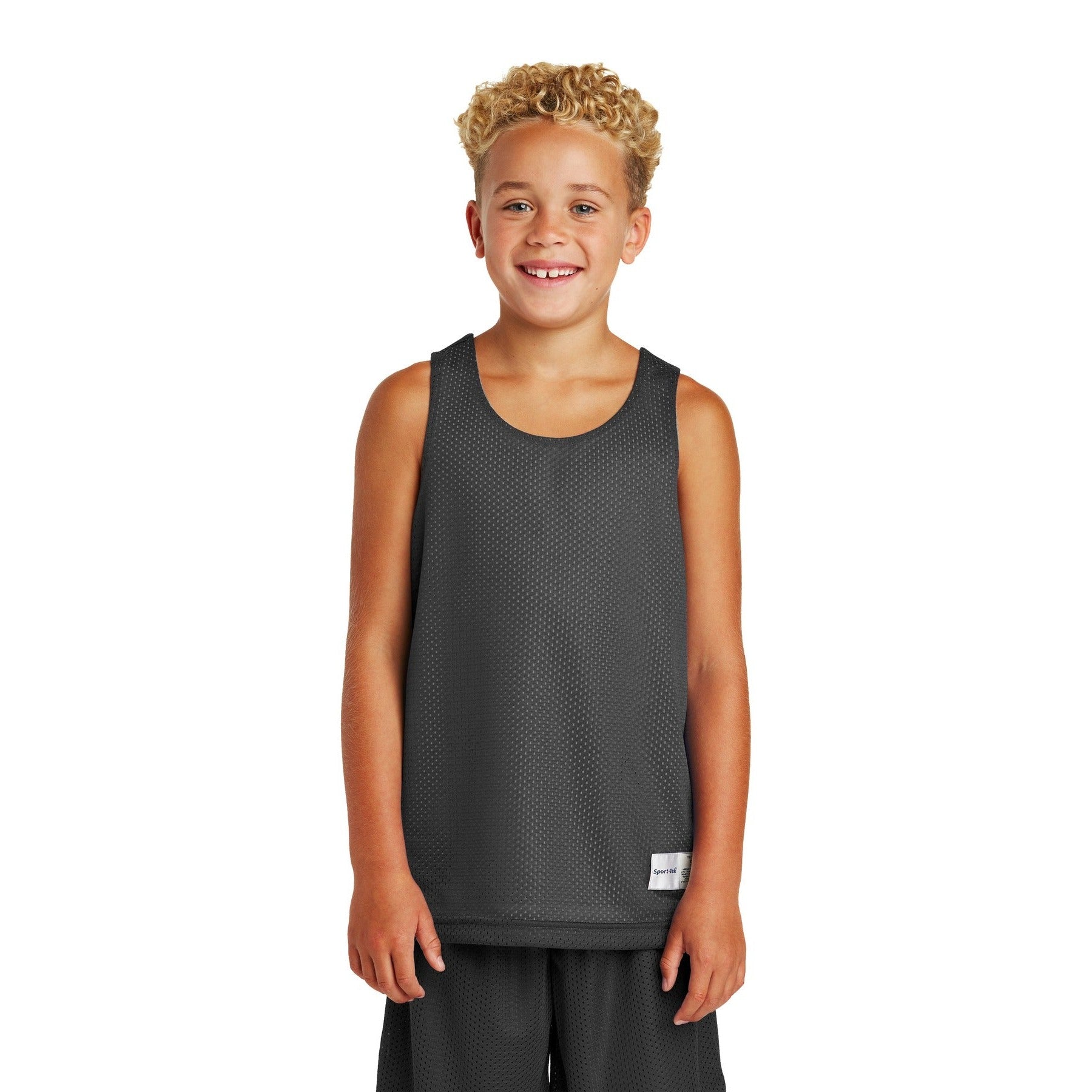 Sport-Tek-Sport-Tek® Youth PosiCharge® Classic Mesh Reversible Tank. YST500-MedTech-5