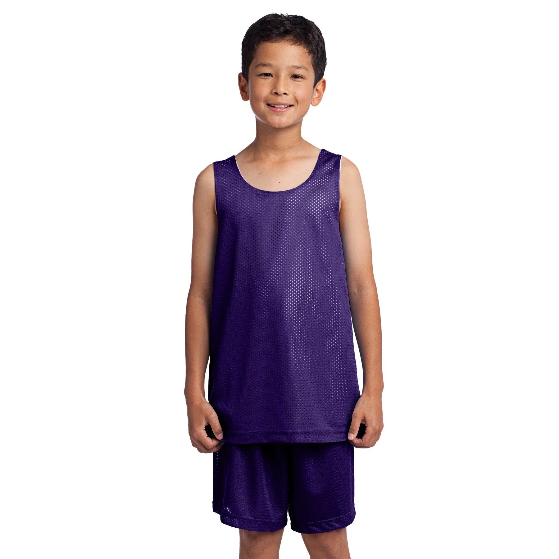 Sport-Tek-Sport-Tek® Youth PosiCharge® Classic Mesh Reversible Tank. YST500-MedTech-8