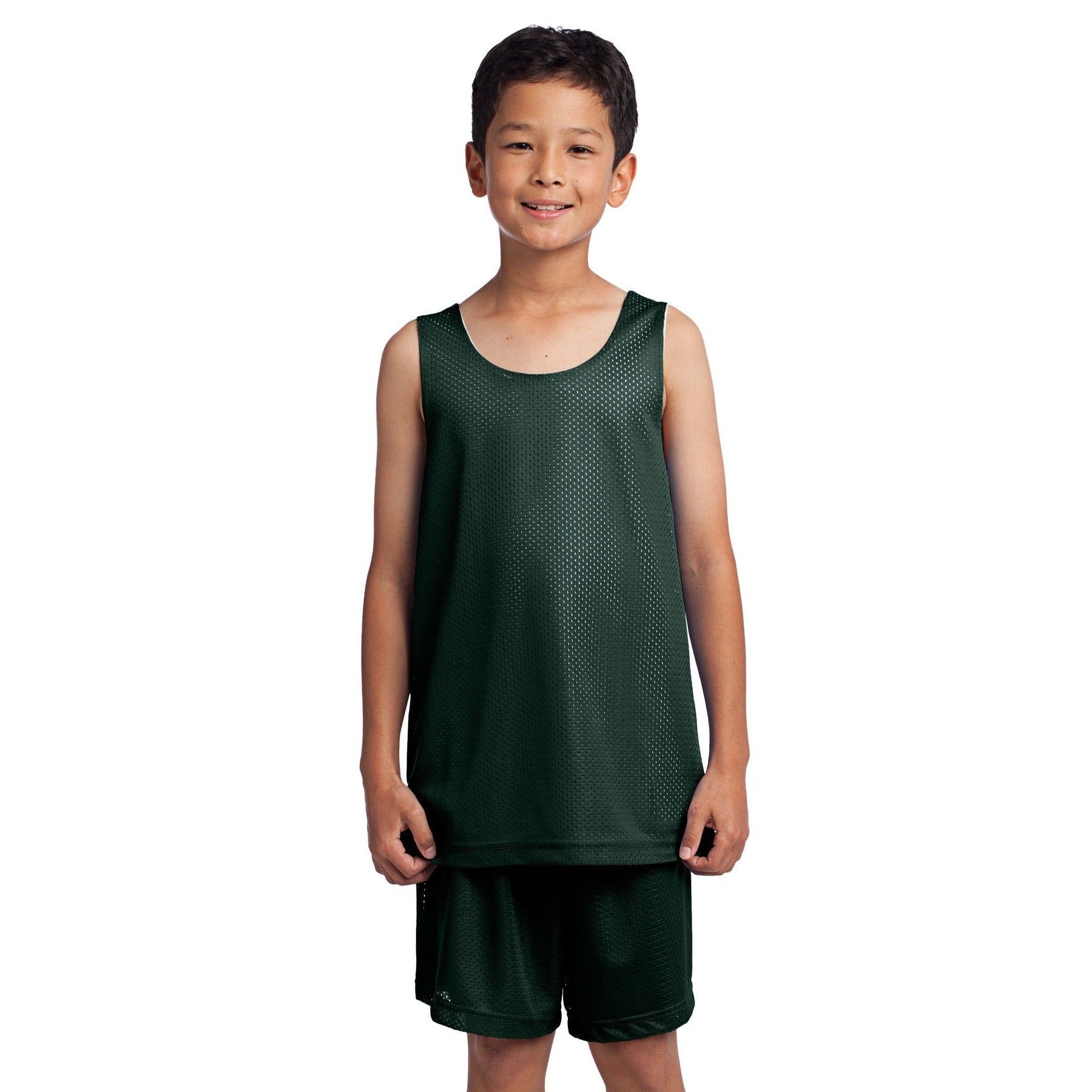 Sport-Tek-Sport-Tek® Youth PosiCharge® Classic Mesh Reversible Tank. YST500-MedTech-4