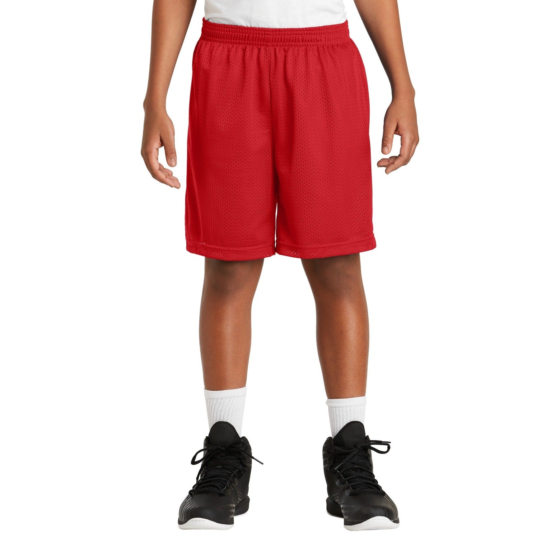 Sport-Tek-Sport-Tek® Youth PosiCharge® Classic Mesh Short. YST510-MedTech-4