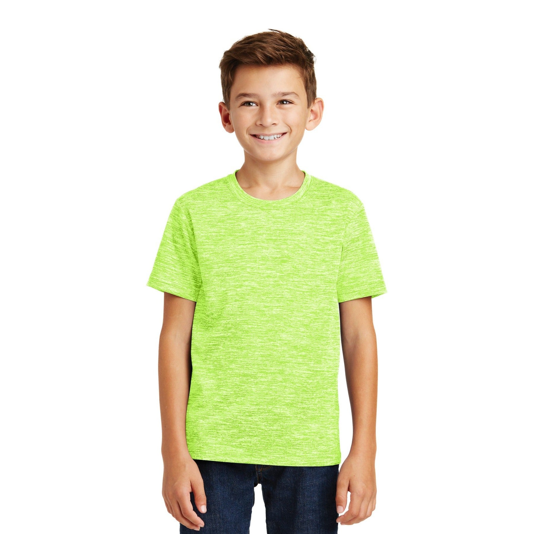 Sport-Tek-Sport-Tek® Youth PosiCharge® Electric Heather Tee. YST390-MedTech-6