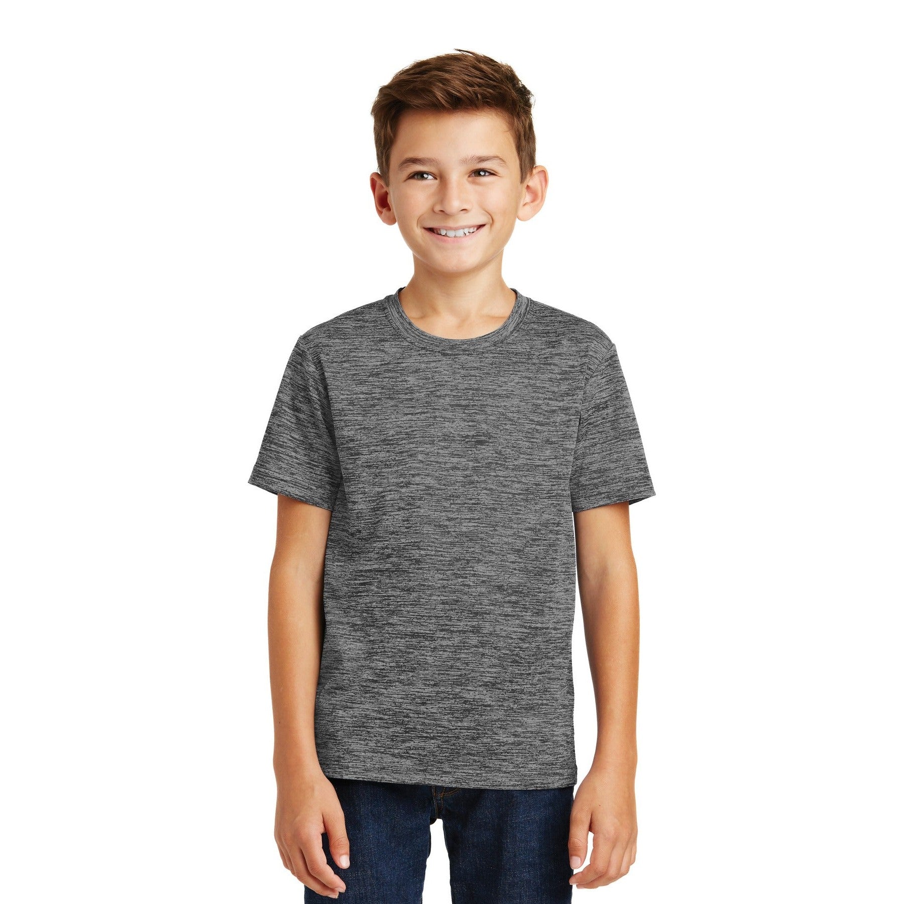 Sport-Tek-Sport-Tek® Youth PosiCharge® Electric Heather Tee. YST390-MedTech-5