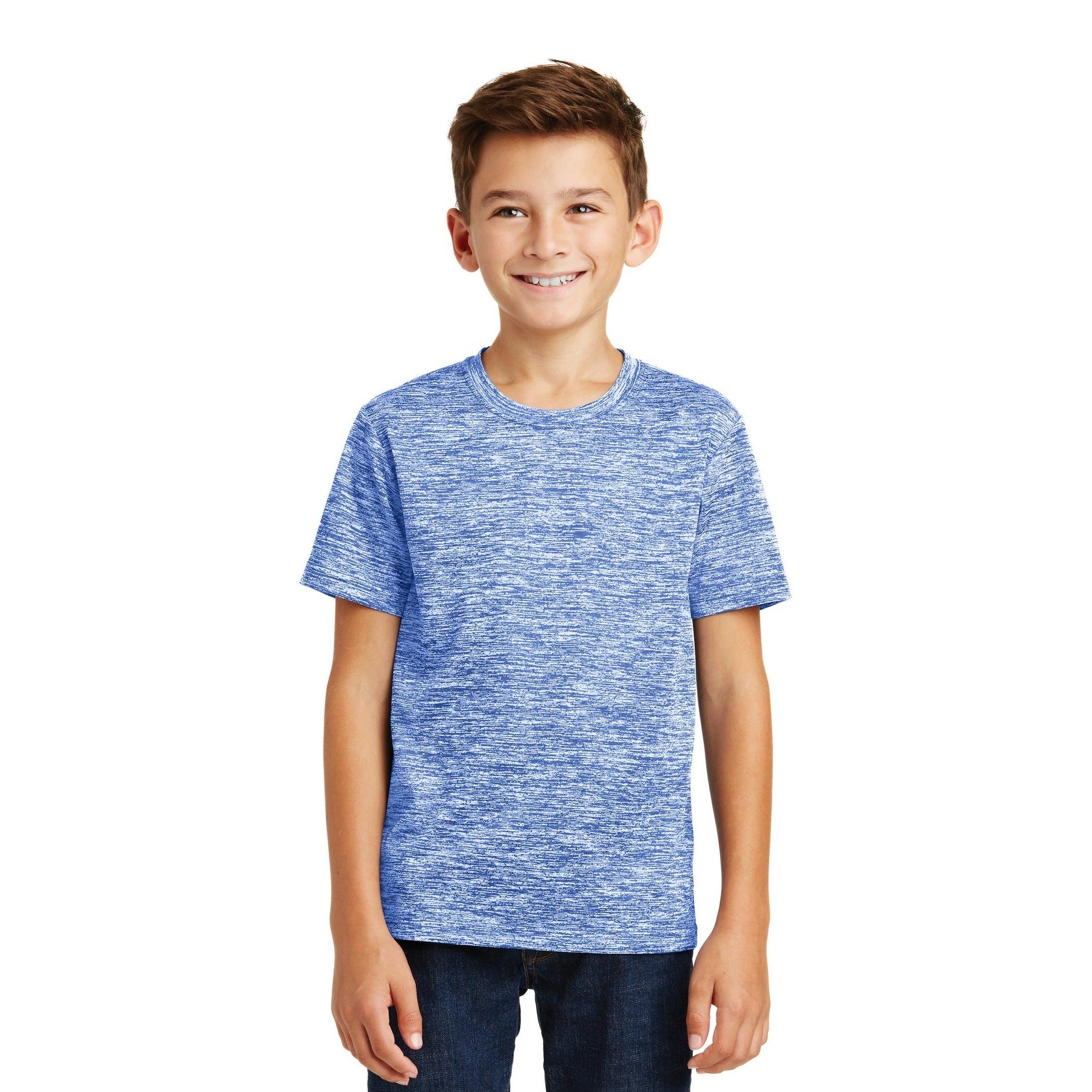 Sport-Tek-Sport-Tek® Youth PosiCharge® Electric Heather Tee. YST390-MedTech-10