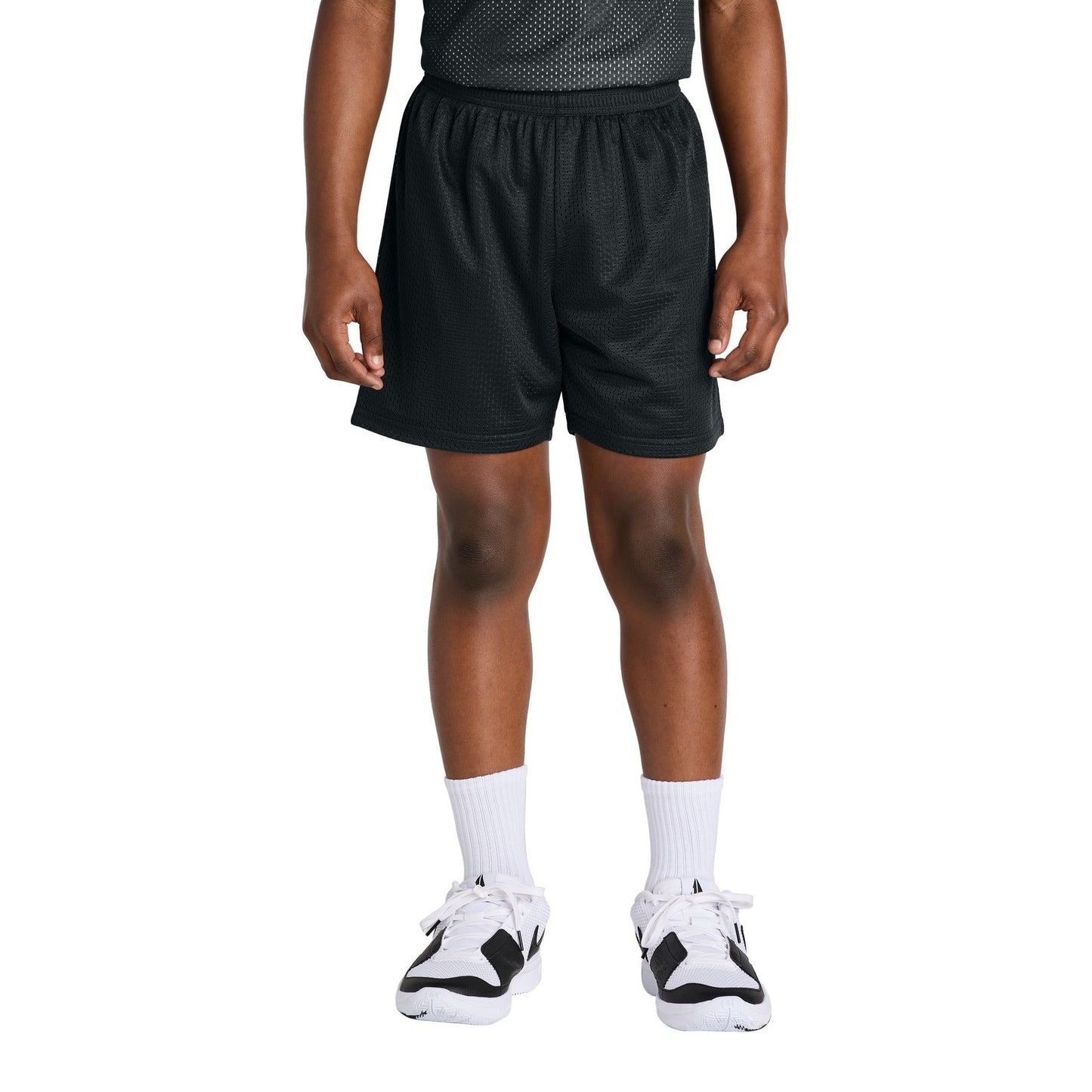 Sport-Tek-Sport-Tek® Youth PosiCharge® Mesh 5" Short YST5100-MedTech-1