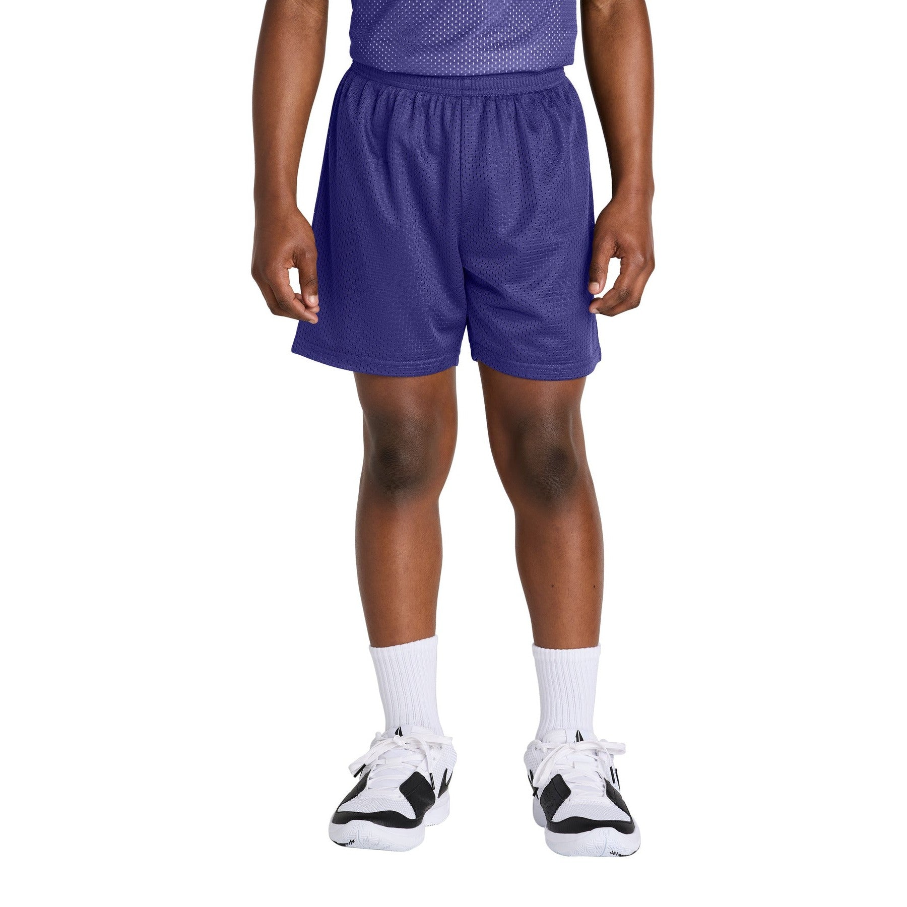 Sport-Tek-Sport-Tek® Youth PosiCharge® Mesh 5" Short YST5100-MedTech-10