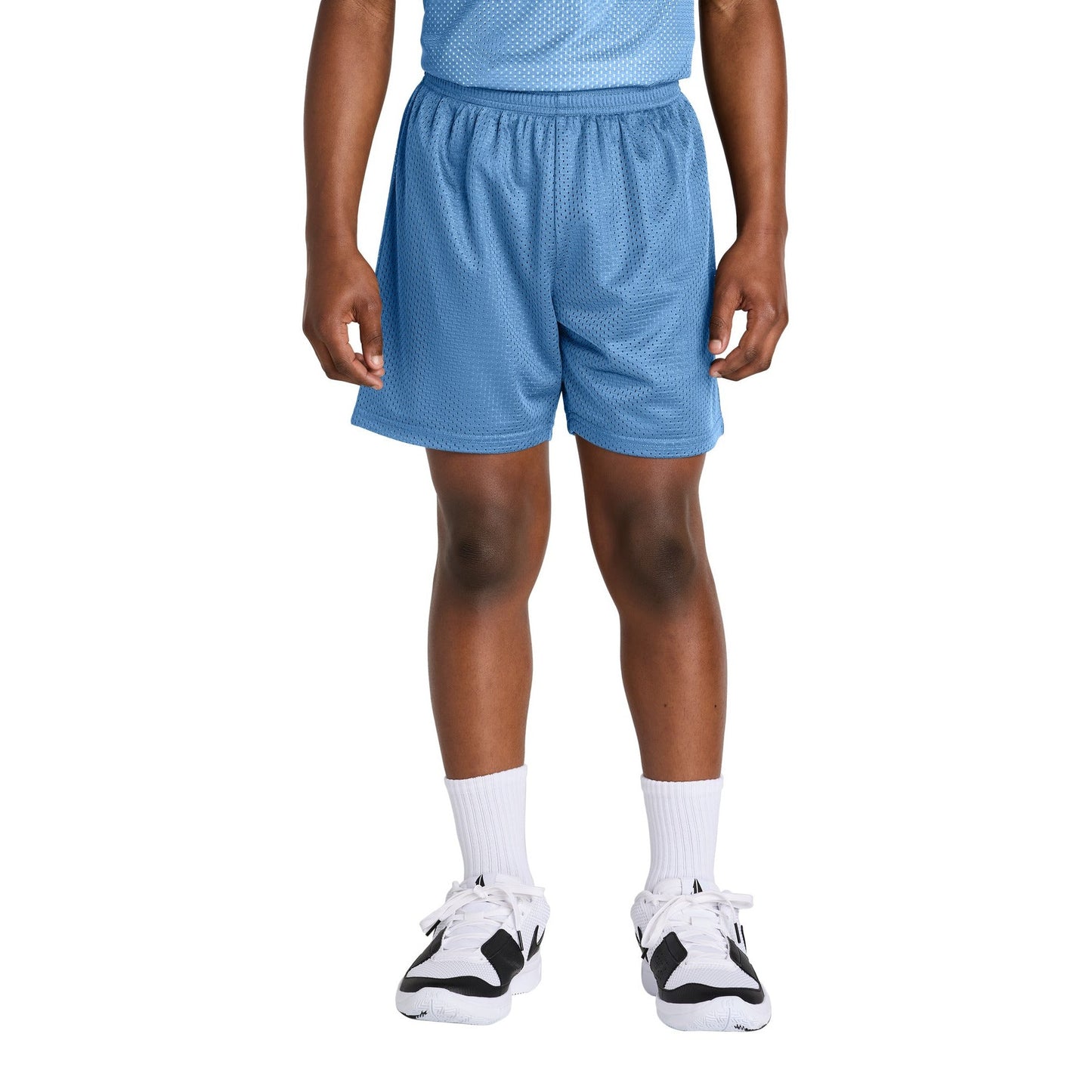 Sport-Tek-Sport-Tek® Youth PosiCharge® Mesh 5" Short YST5100-MedTech-2