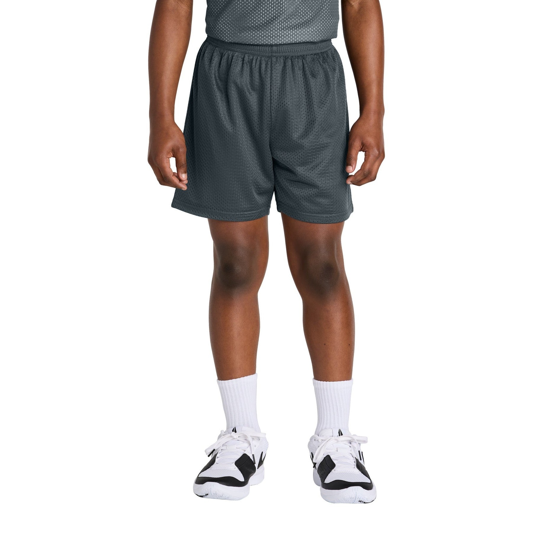 Sport-Tek-Sport-Tek® Youth PosiCharge® Mesh 5" Short YST5100-MedTech-7