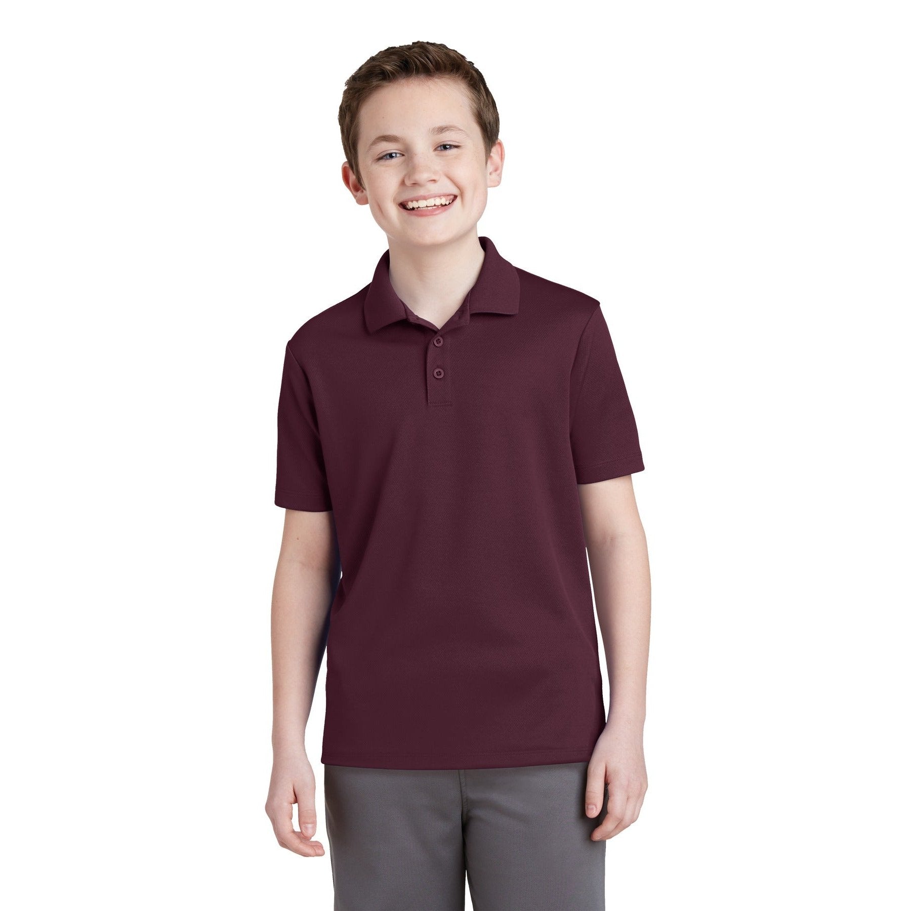 Sport-Tek-Sport-Tek® Youth PosiCharge® RacerMesh® Polo. YST640-MedTech-5