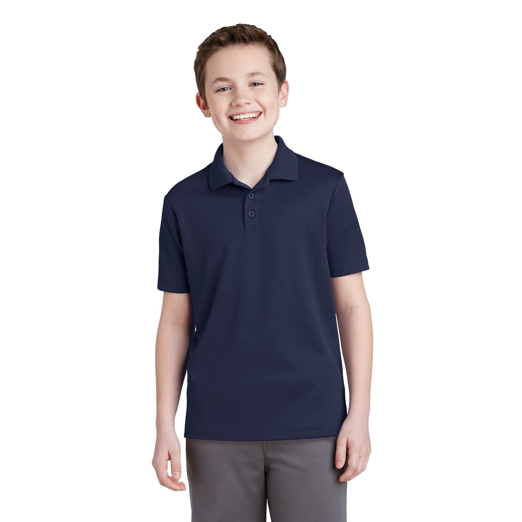 Sport-Tek-Sport-Tek® Youth PosiCharge® RacerMesh® Polo. YST640-MedTech-6