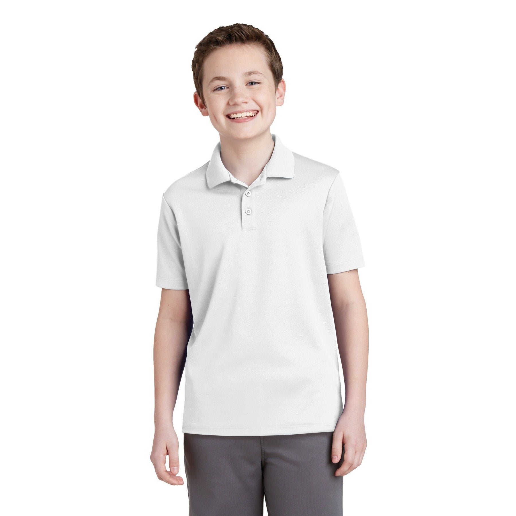 Sport-Tek-Sport-Tek® Youth PosiCharge® RacerMesh® Polo. YST640-MedTech-9