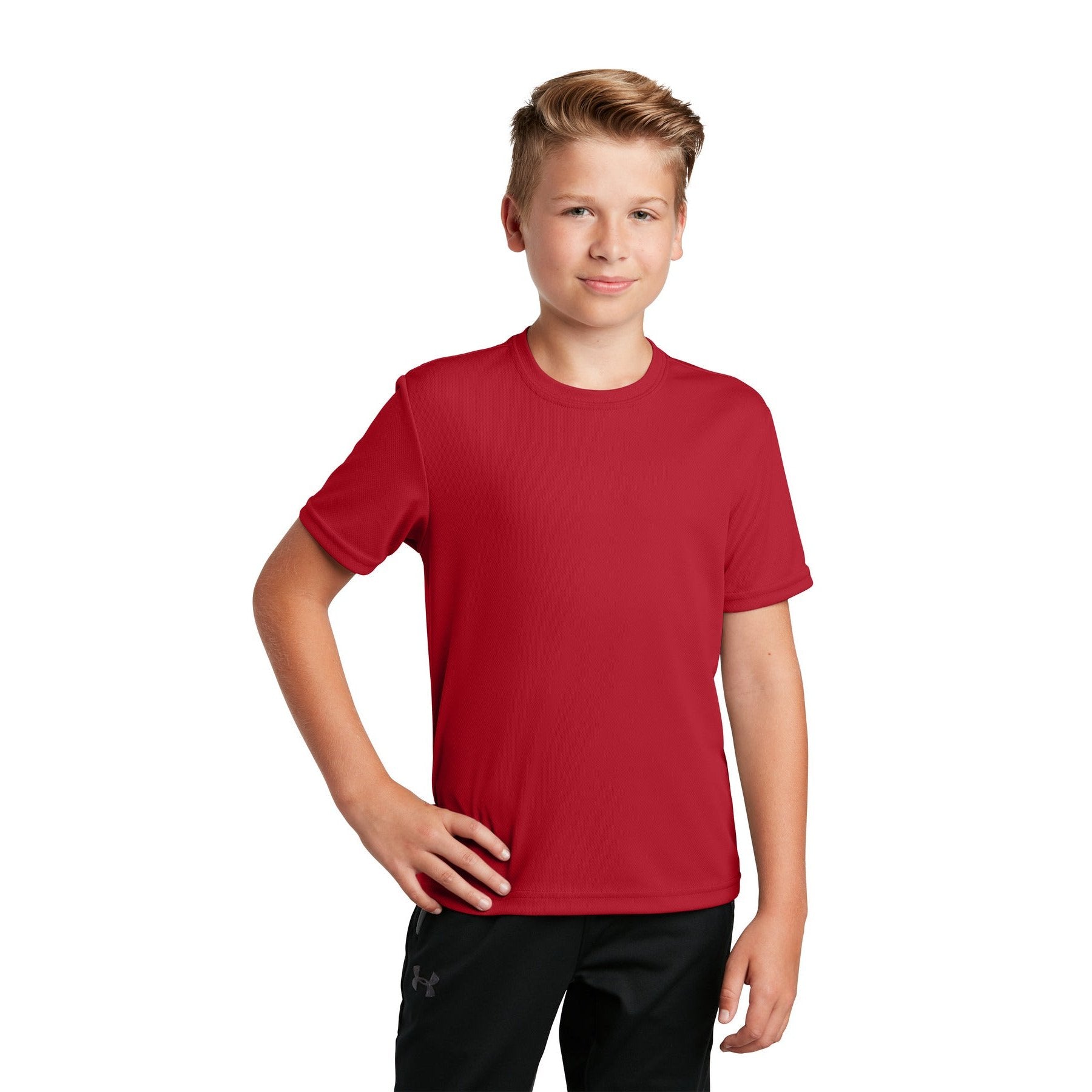 Sport-Tek-Sport-Tek® Youth PosiCharge® RacerMesh® Tee. YST340-MedTech-12