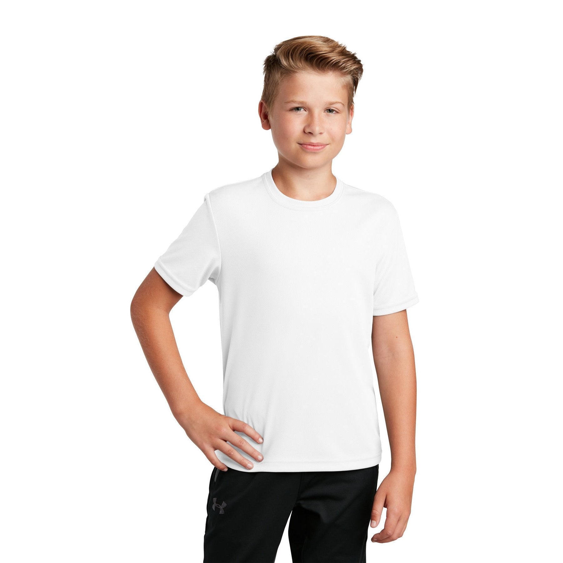 Sport-Tek-Sport-Tek® Youth PosiCharge® RacerMesh® Tee. YST340-MedTech-14